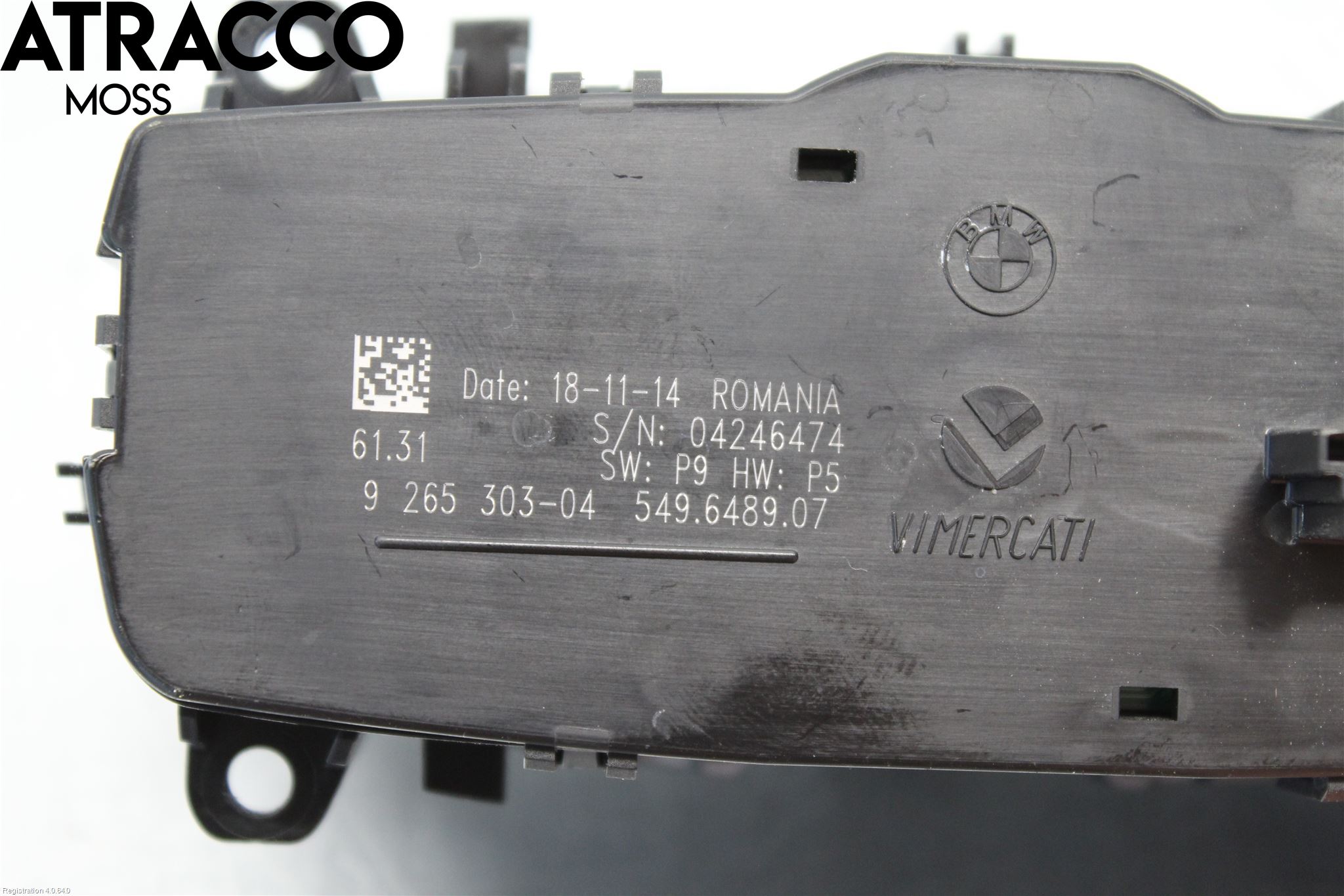 BMW 1 F20/F21 11-19 Bryter Hovedlys