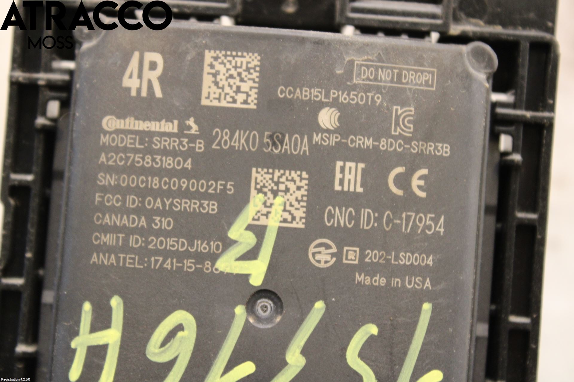 Nissan LEAF 18- Sensor Kollisjonsbeskyttelse