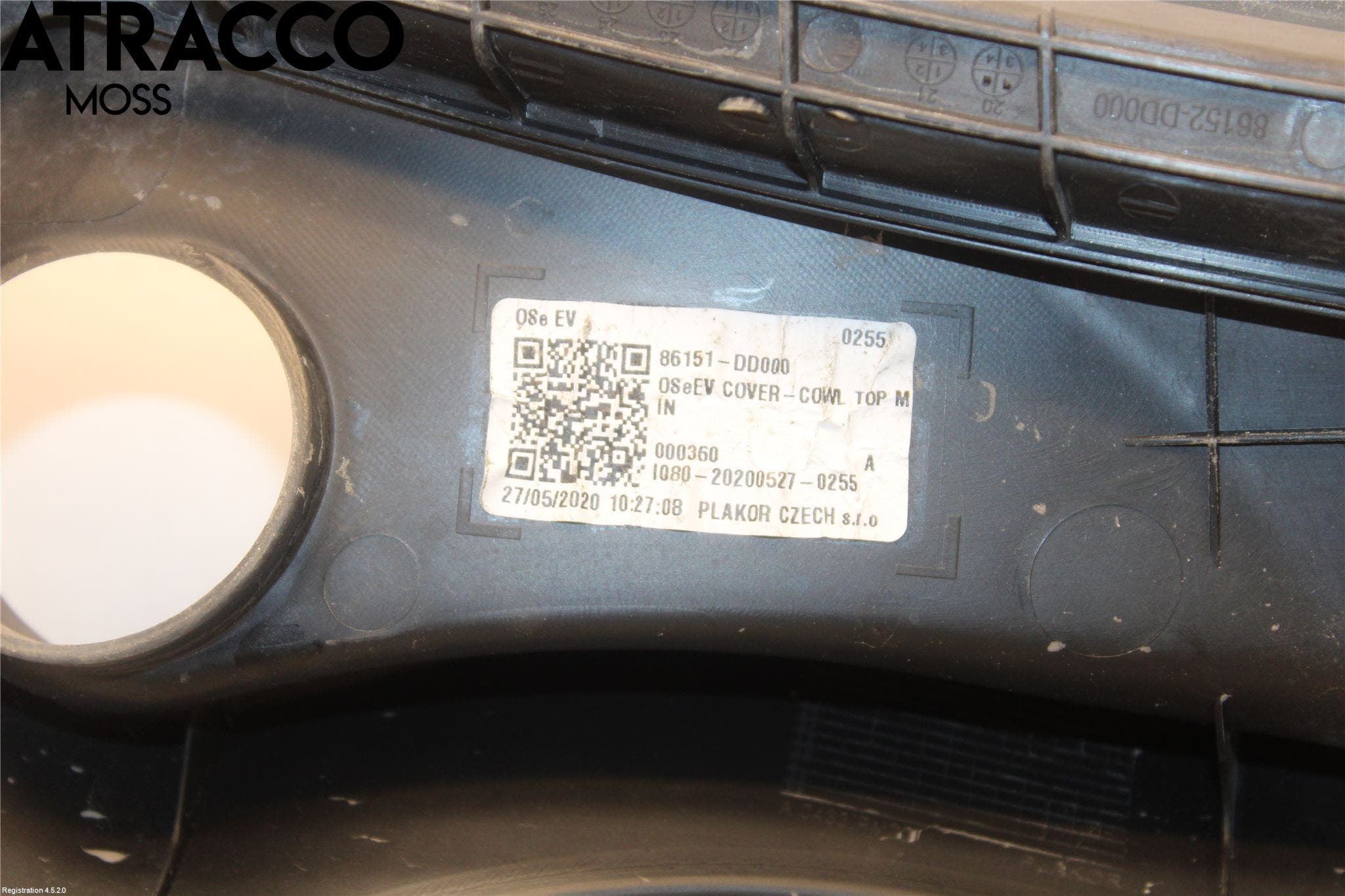 Hyundai KONA/ELECTRIC OS 18-23 Visker Deksel-Grill-Under Frr