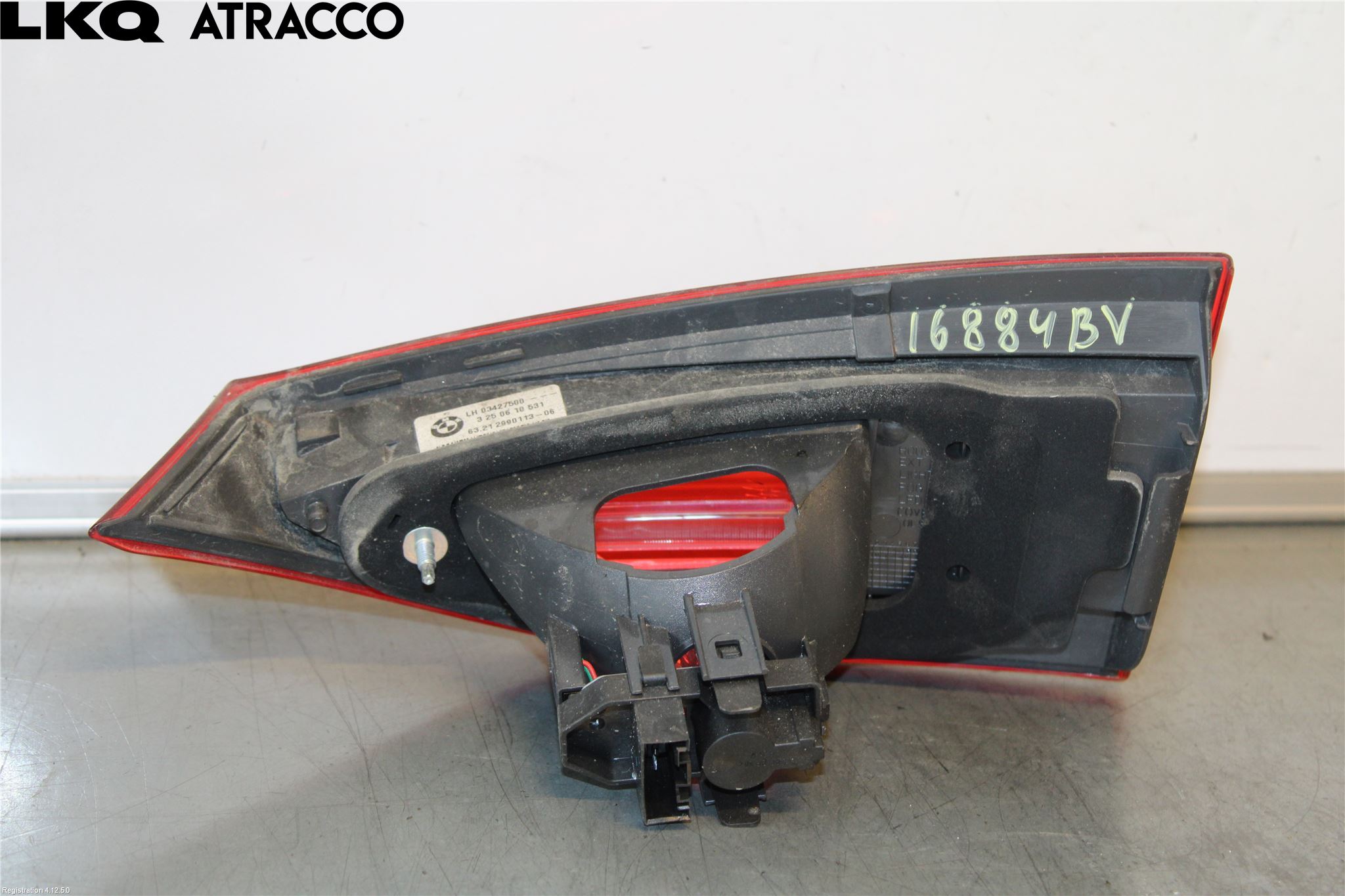 BMW X1 E84 10-15 Baklykt Venstre  På Luke(Indre