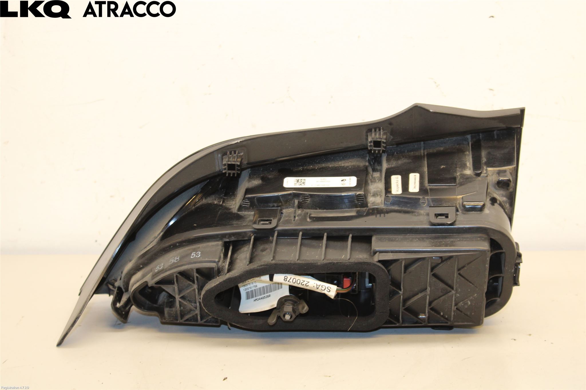 Volkswagen VW UP! / E-UP! Baklykt Høyre