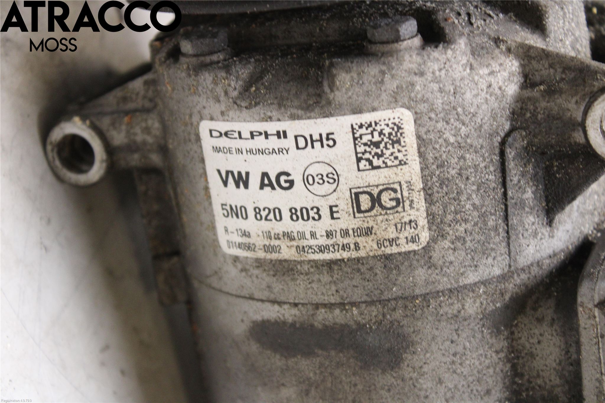 Volkswagen VW PASSAT 15-19 Varme Ac Kompressor