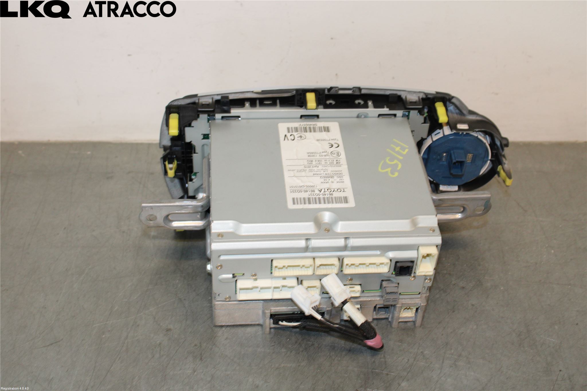 Toyota YARIS XP130 15-20 Stereo Radio