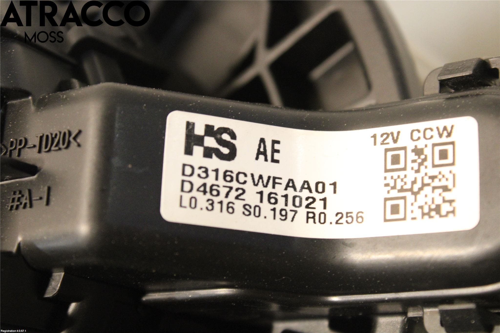 Hyundai IONIQ AE 17-22 Varmeapparat Viftemotor