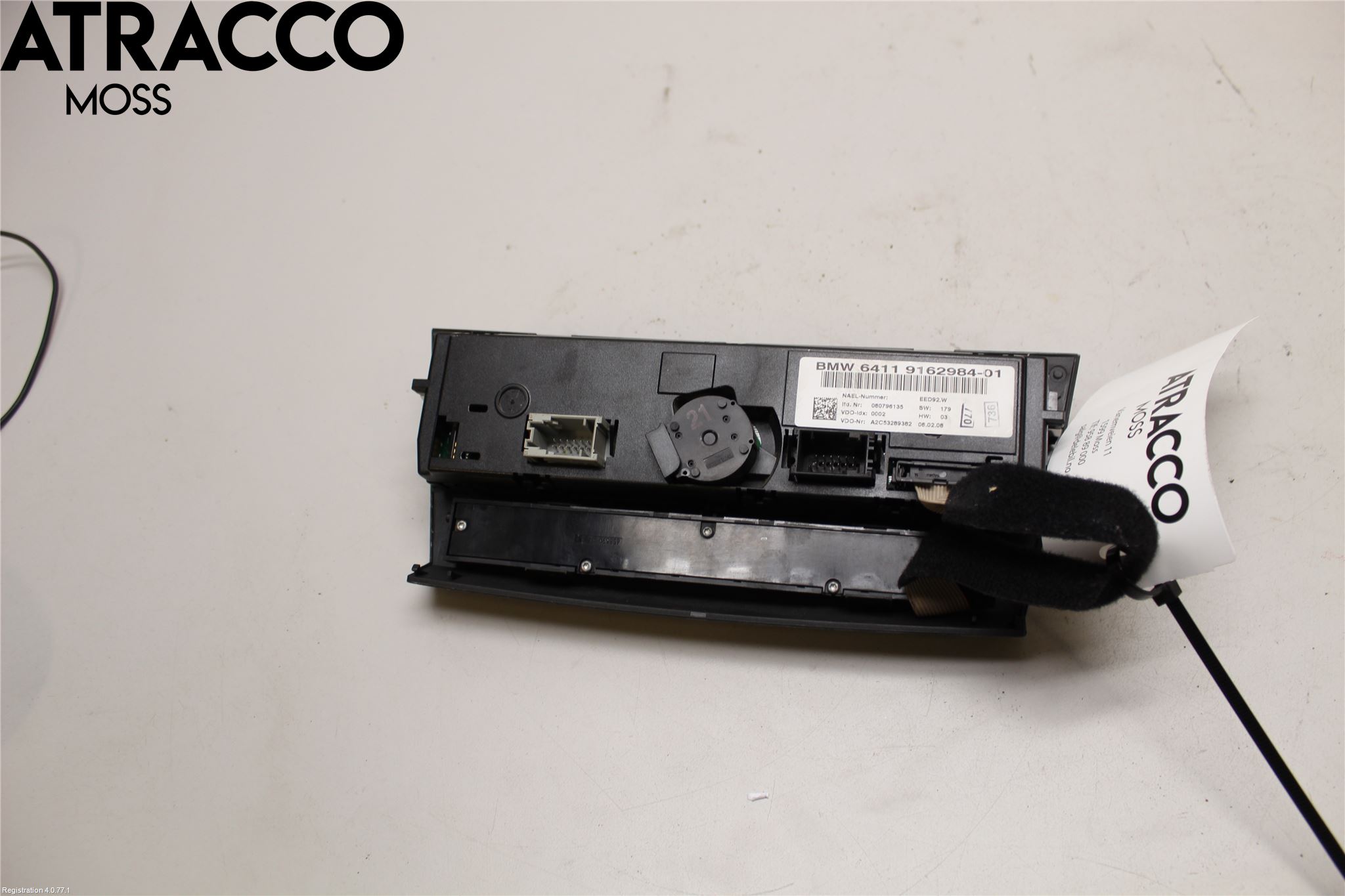 BMW 3 E92/93 Coupé/Cab 05-14 Varme Ac Betjening-Display