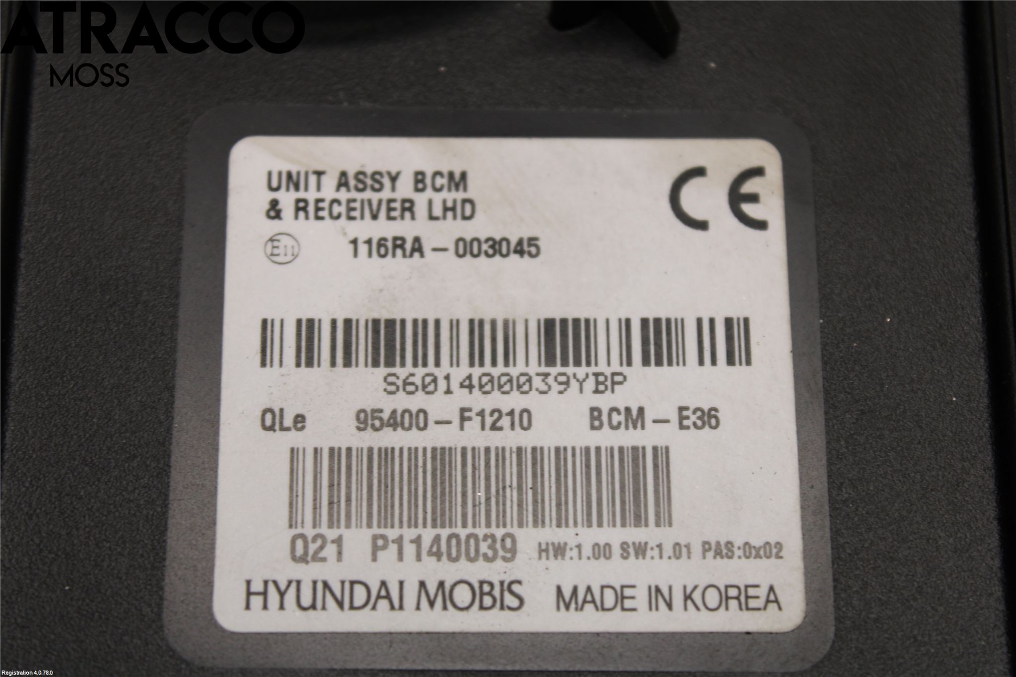 Kia SPORTAGE (QL) 16-21 Styreenhet Øvrig