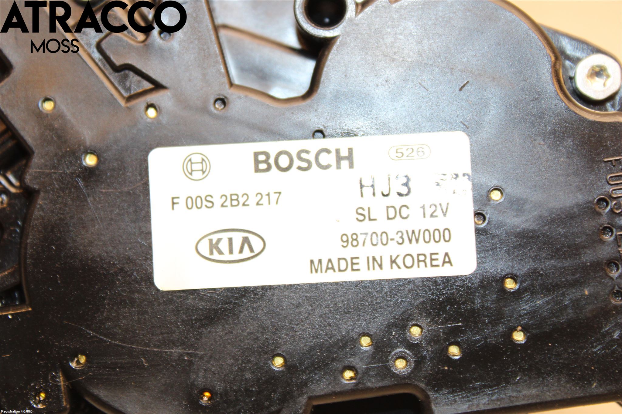 Kia SPORTAGE (SL) 11-15 Viskermotor Bakluke