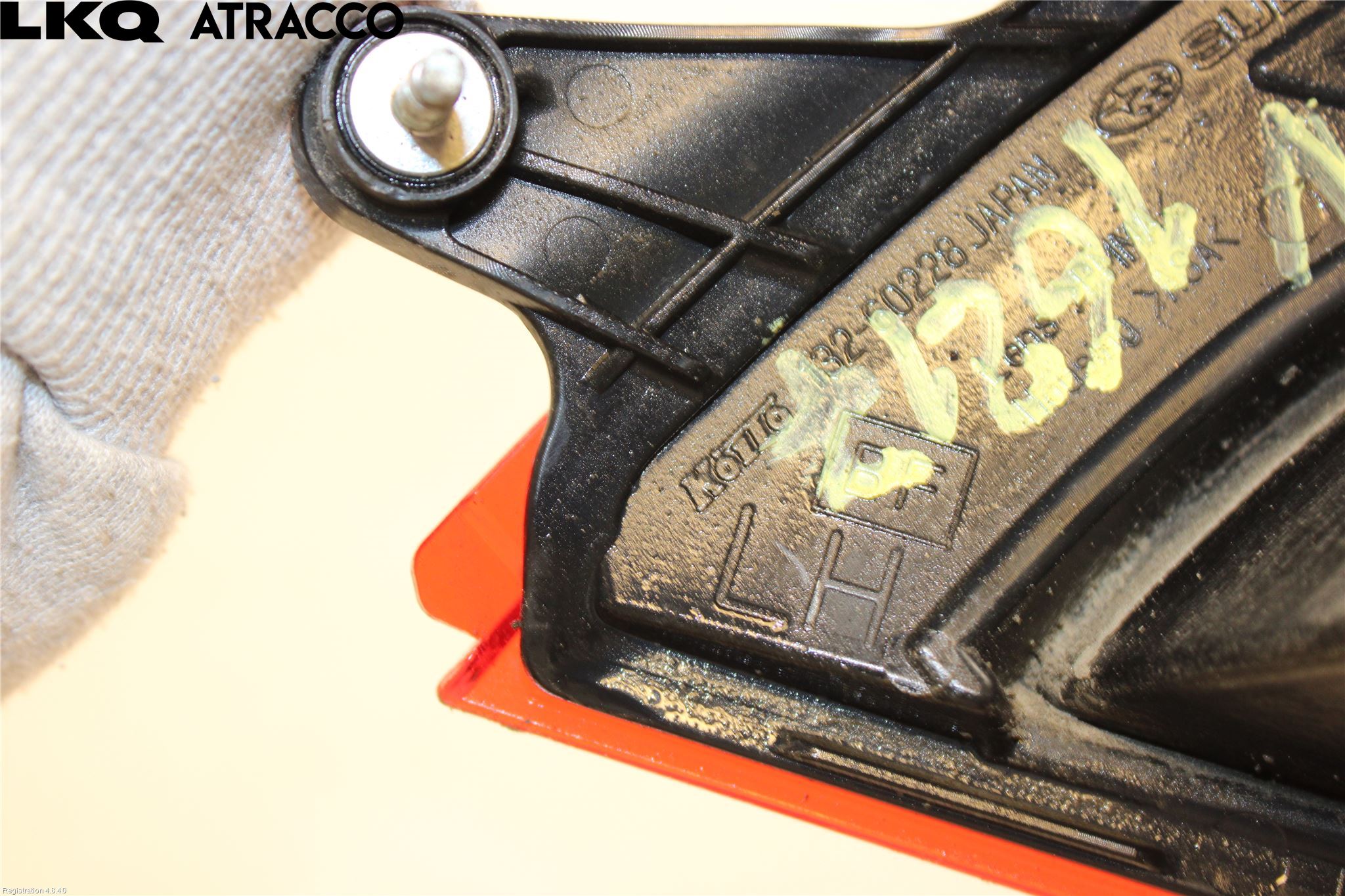 Subaru OUTBACK 15-20 Baklykt Venstre  På Luke(Indre