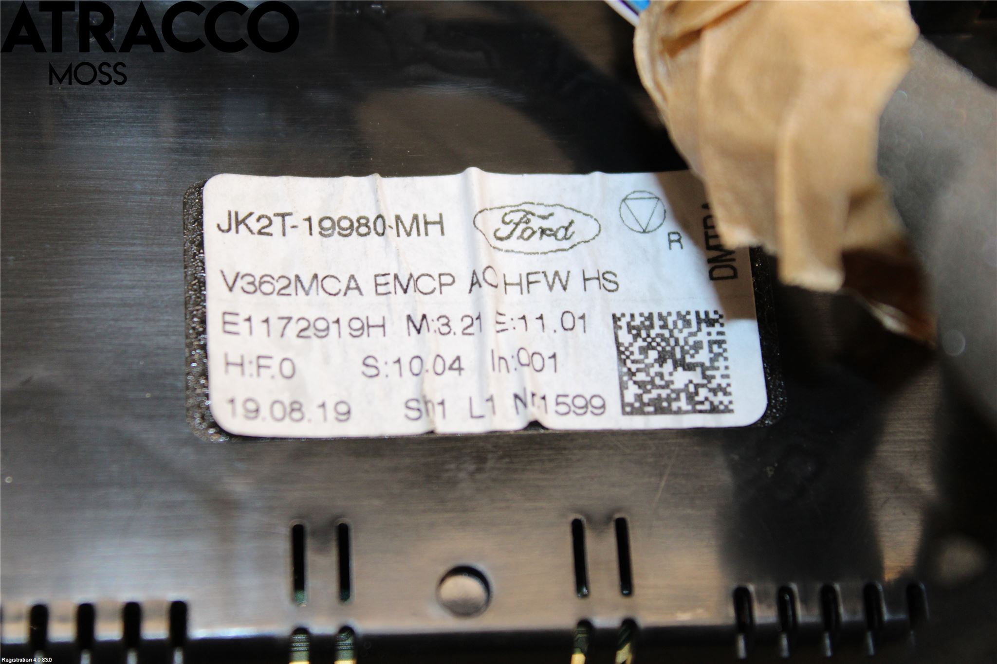 Ford TRANSIT SKÅP/BUSS 14-22 Varme Ac Betjening-Display