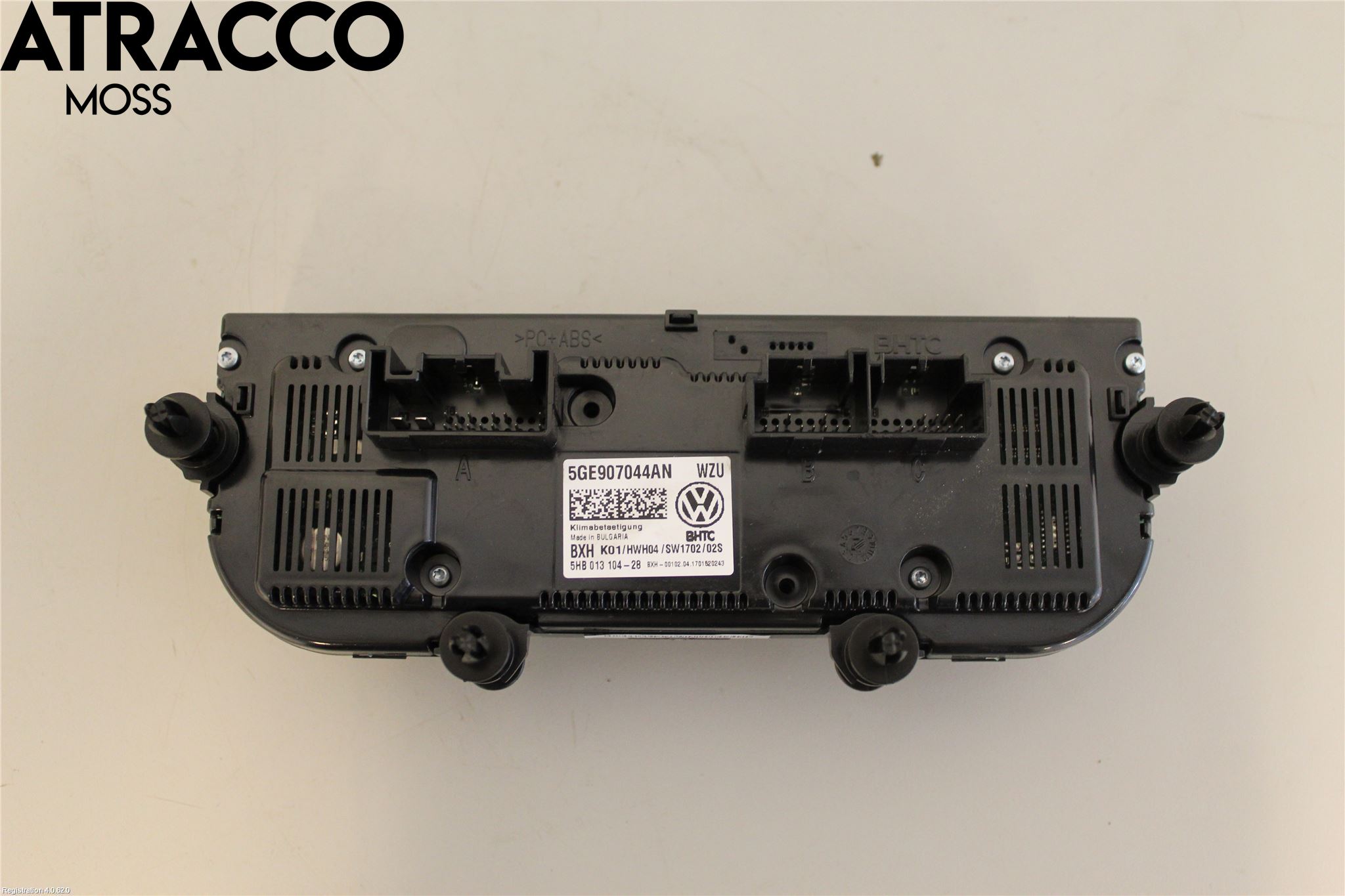 Volkswagen VW GOLF / E-GOLF VII 13-20 Varme Ac Betjening-Display