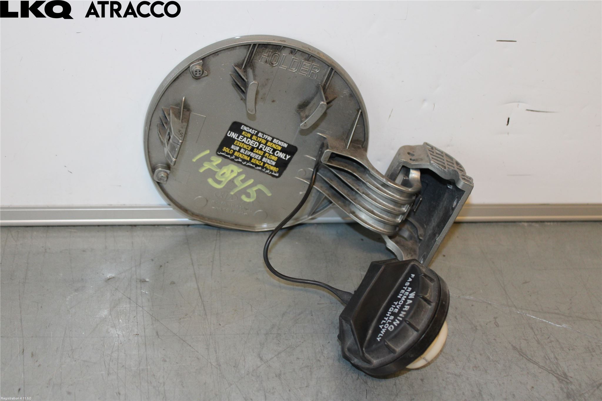 Kia SPORTAGE (SL) 11-15 Drivstoff Tankluke