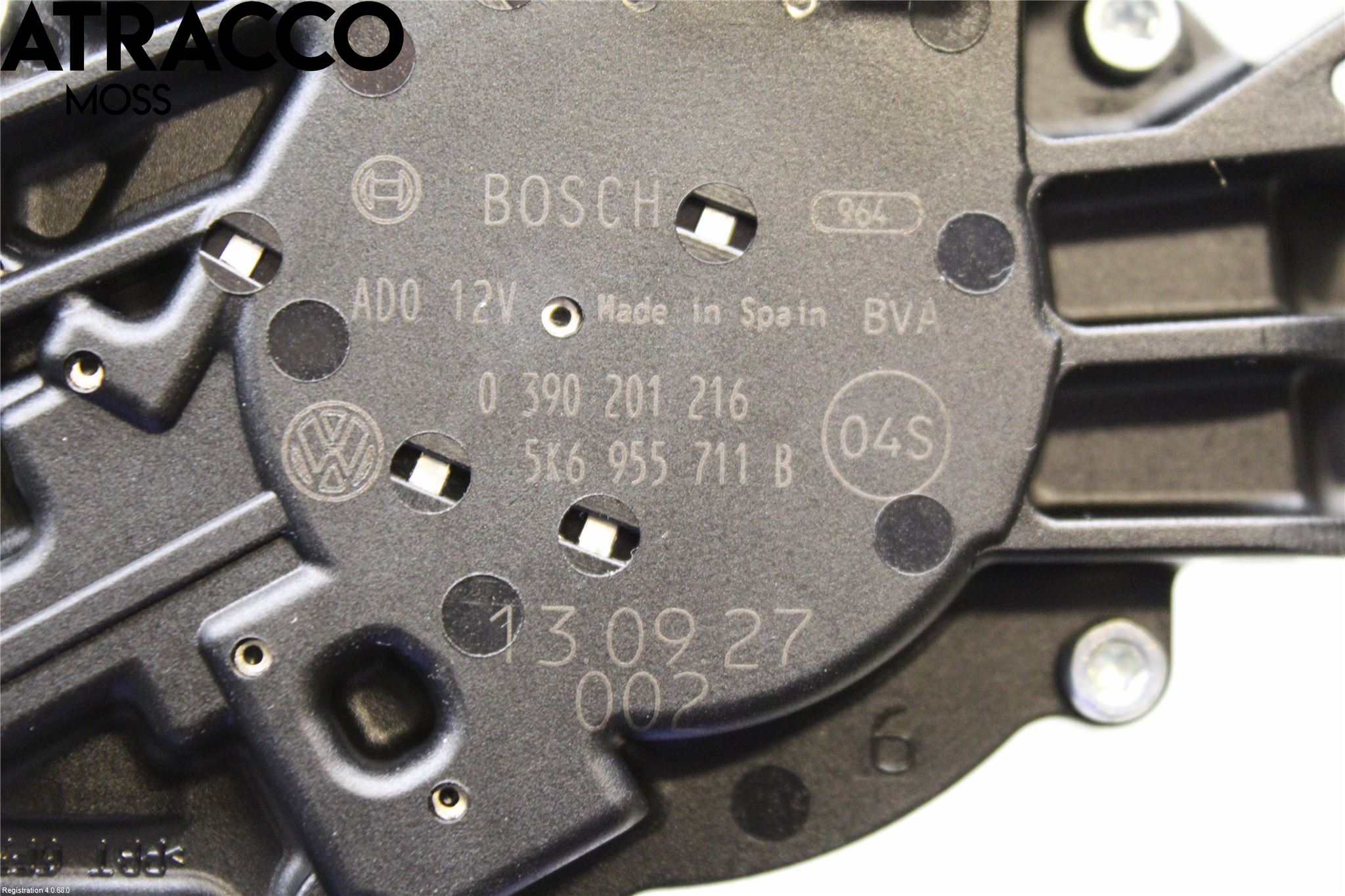 Volkswagen VW TOURAN 10-15 Viskermotor Bakluke