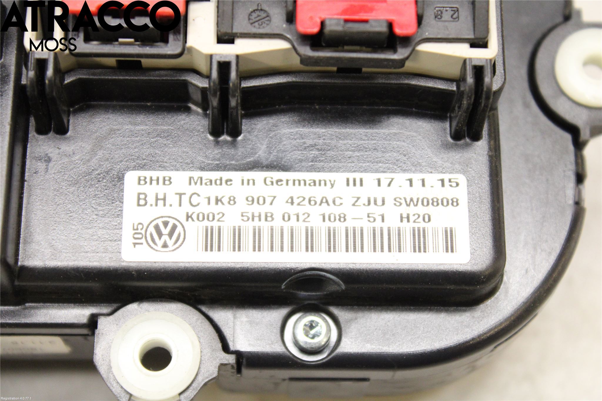 Volkswagen VW CADDY 16-20 Varme Ac Betjening-Display