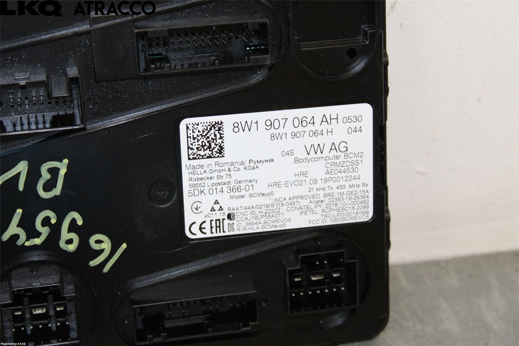 Audi E-TRON, S GE 19- Styreenhet Øvrig