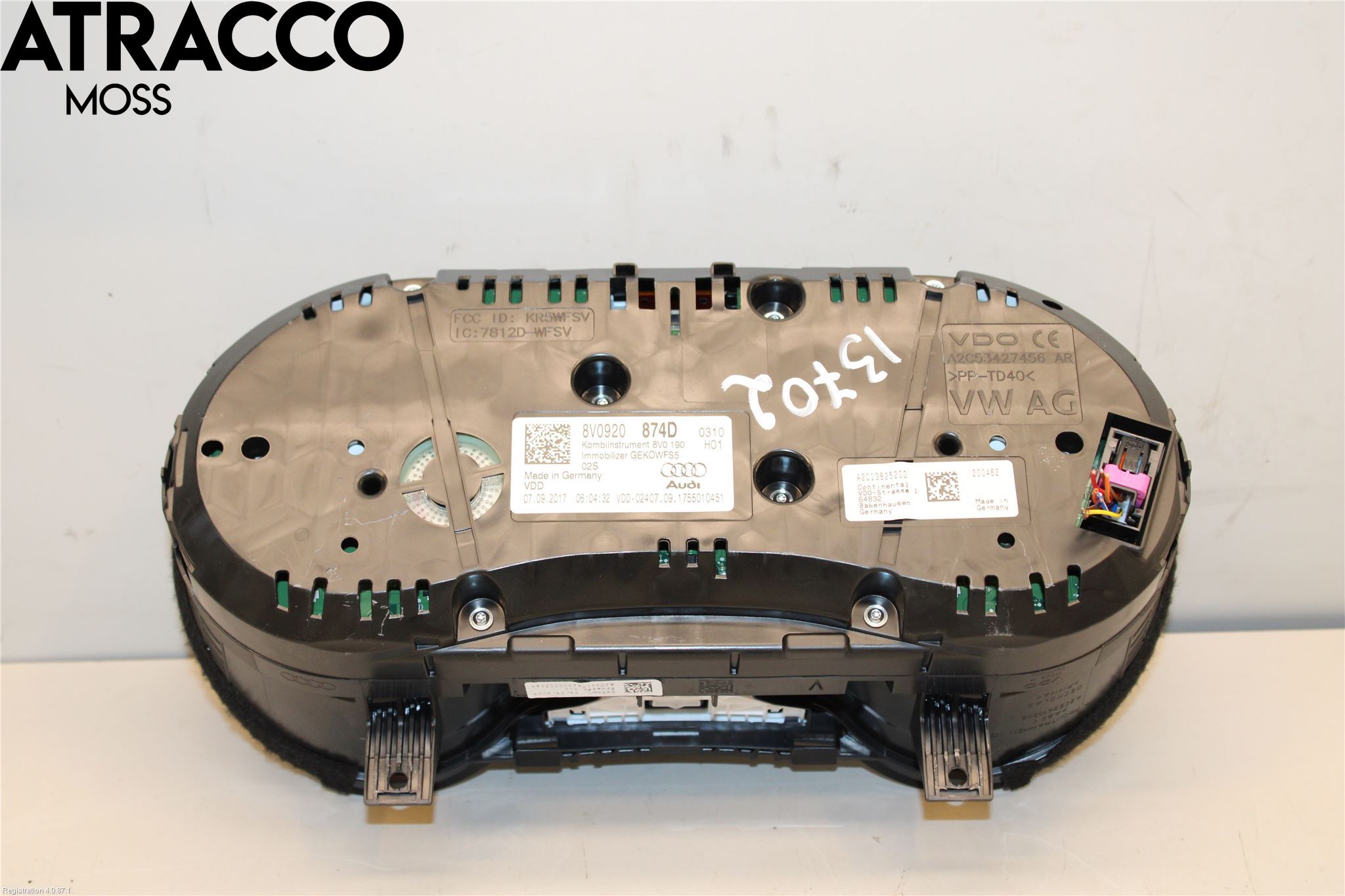 Audi A3/S3 8V 13-20 Instr Kombinert