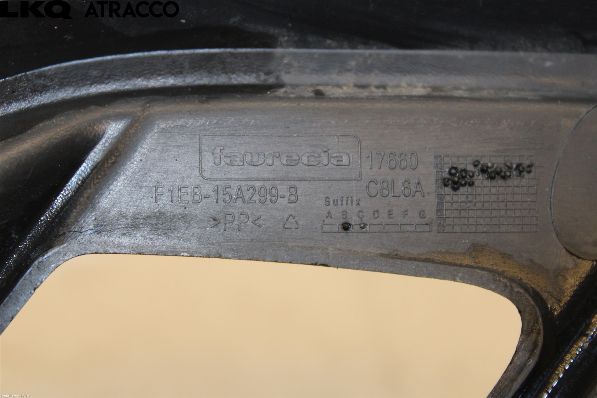 Ford FOCUS 15-18 Frontlykt Kurve-Tåkelys Ramme