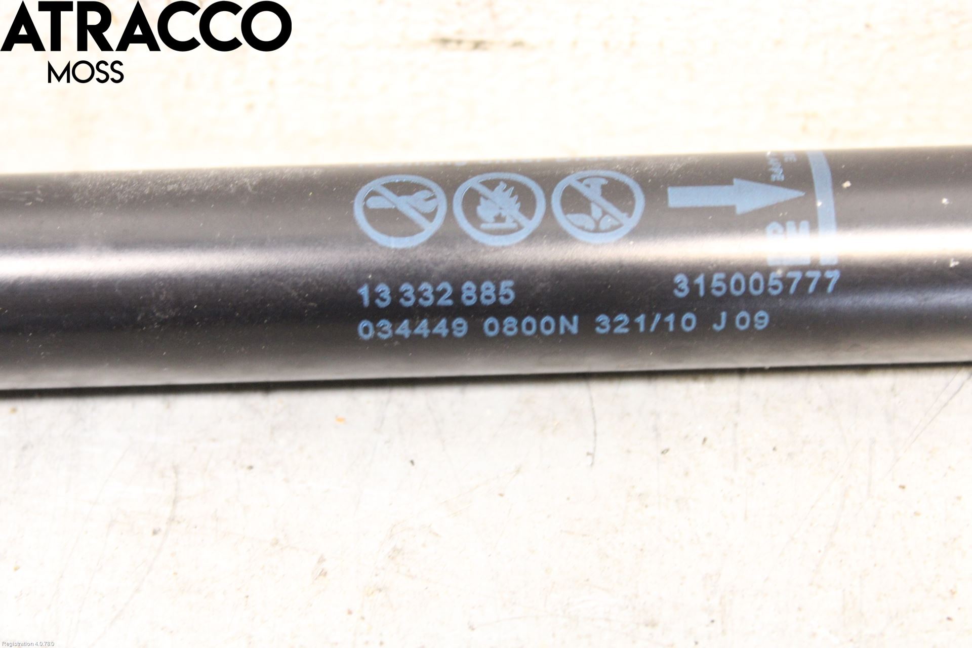 Opel INSIGNIA 09-16 Bakluke Demper-Gassfjær