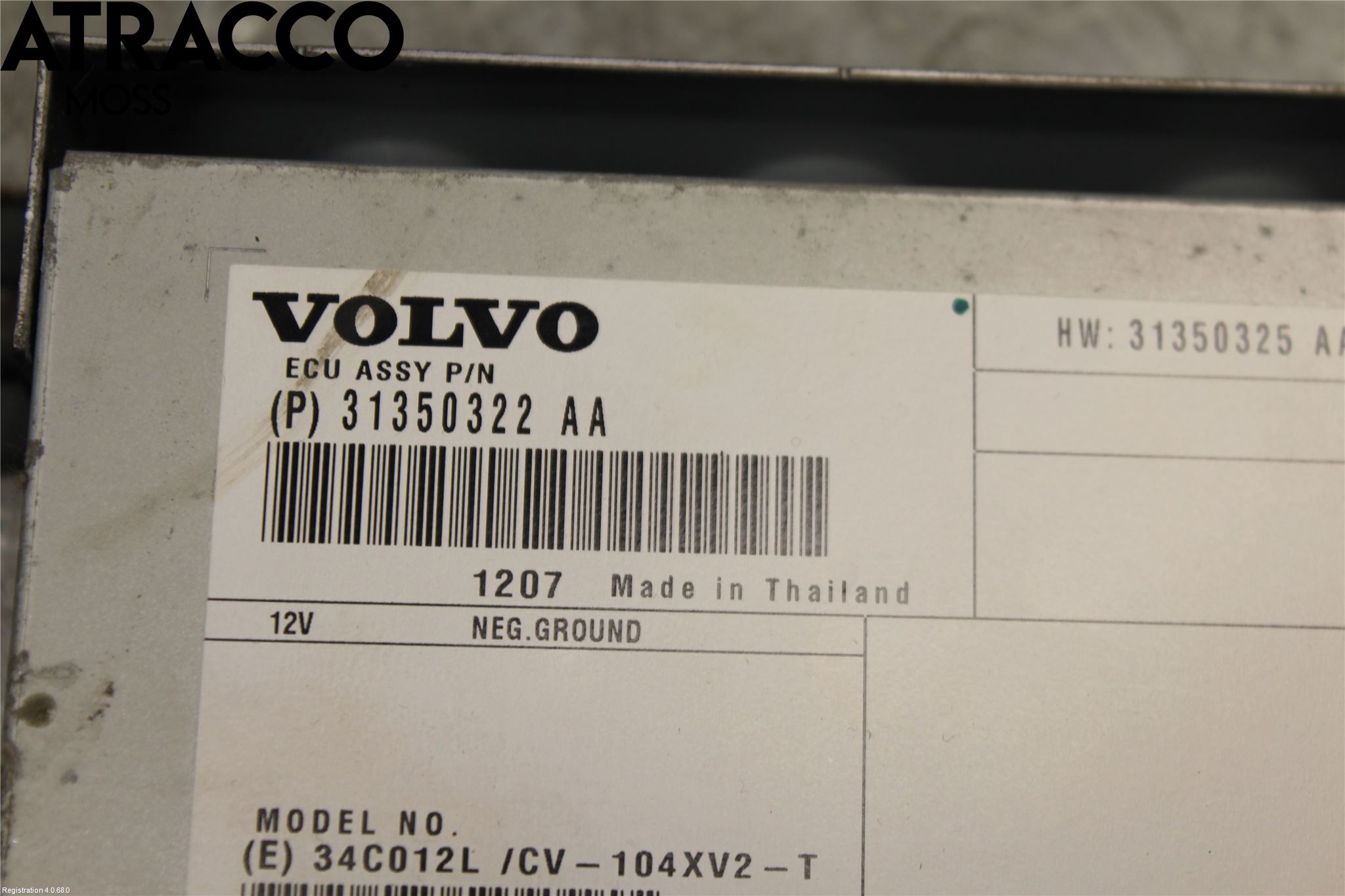 Volvo V40 12-19 Stereo Forsterker