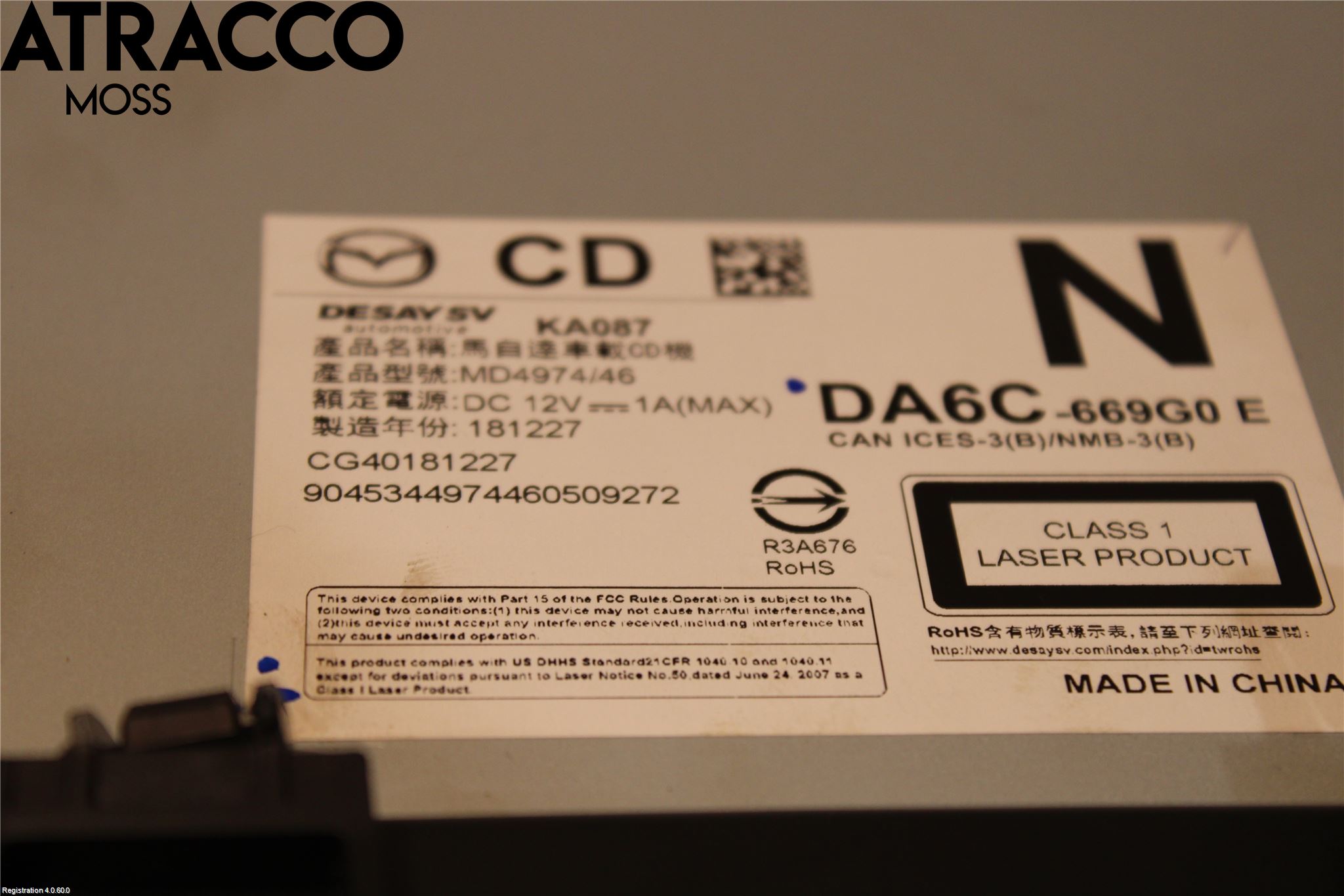 Mazda CX-30 20- Stereo Radio Med Cd