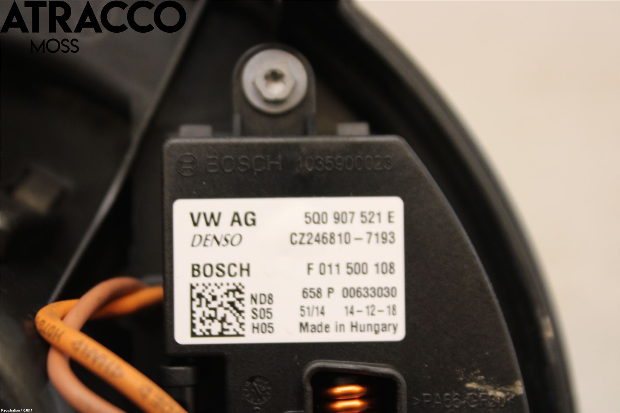 Skoda OCTAVIA (5E) 13-20 Varme Ac Varmeapparatvifte