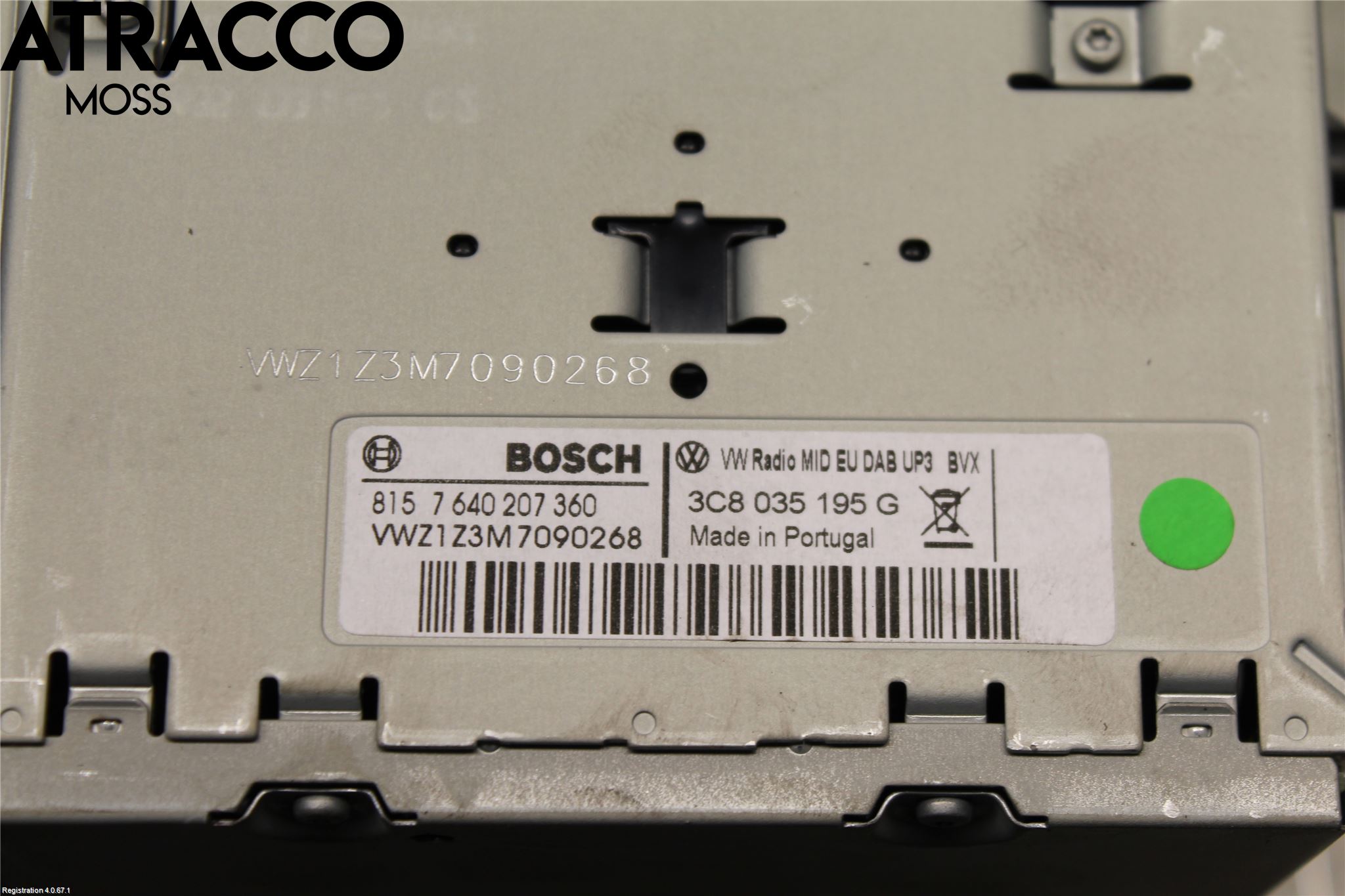 Volkswagen VW GOLF VI 09-13 Stereo Radio Med Cd