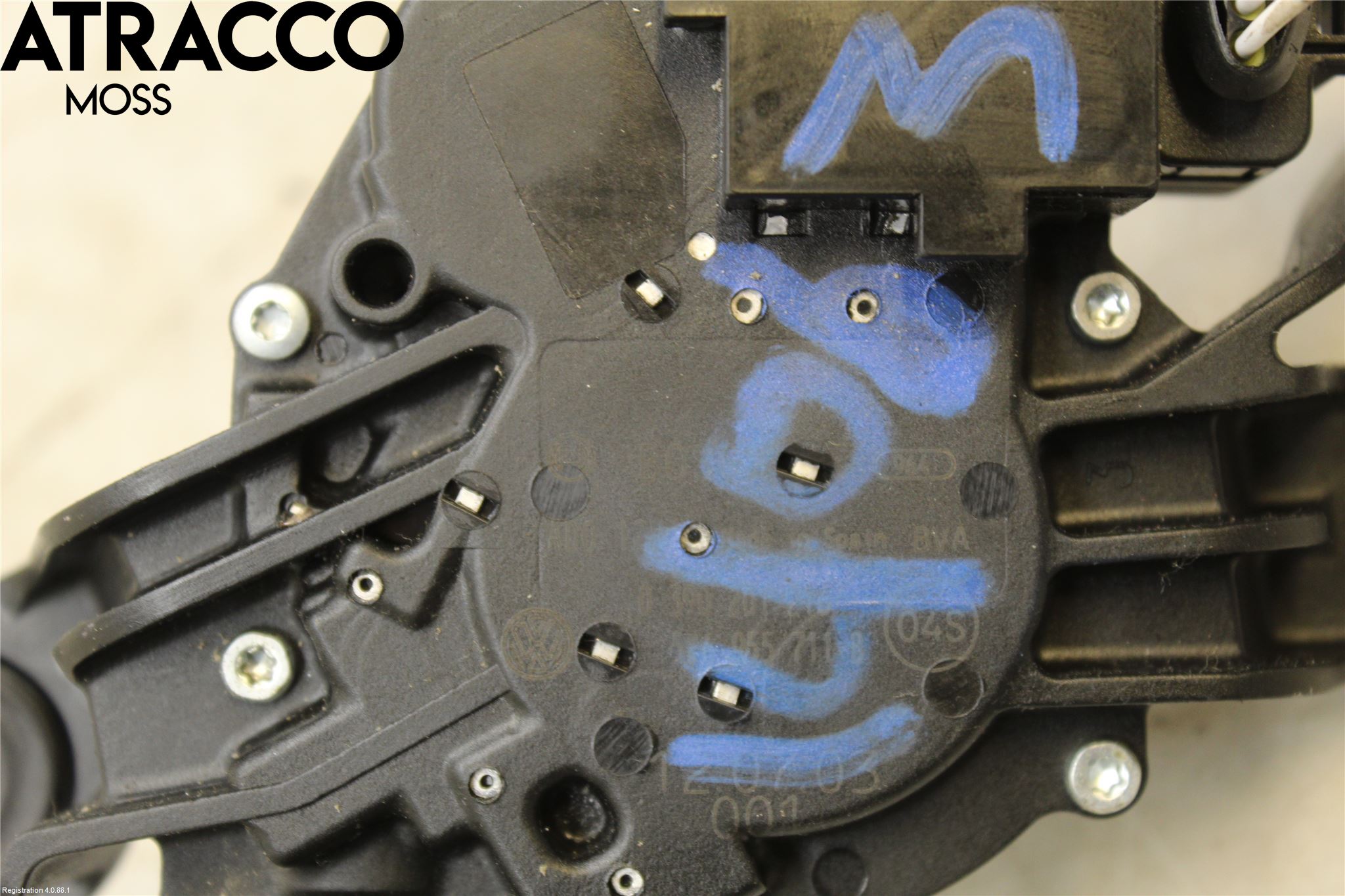 Volkswagen VW GOLF VI 09-13 Viskermotor Bakluke