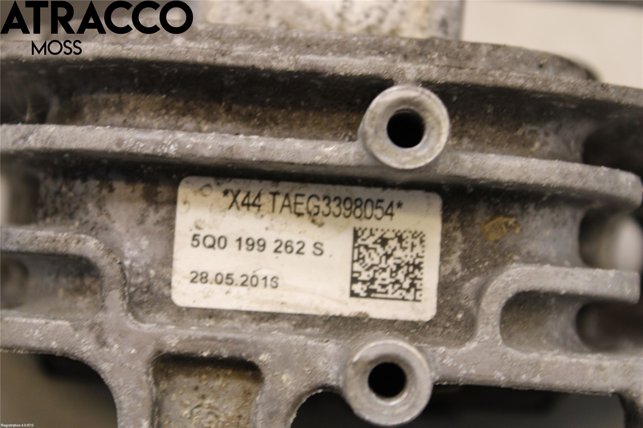 Volkswagen VW GOLF / E-GOLF VII 13-20 Motor Feste Stål-Alu