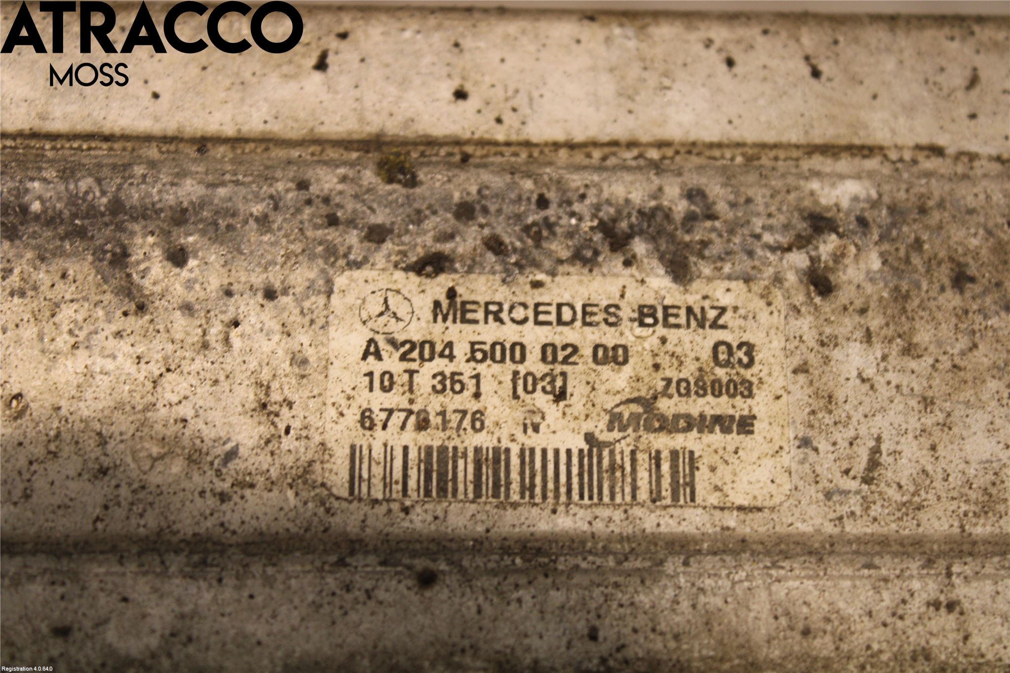 Mercedes-Benz MB E-KLASS (W212) 09-16 Intercooler Radiator