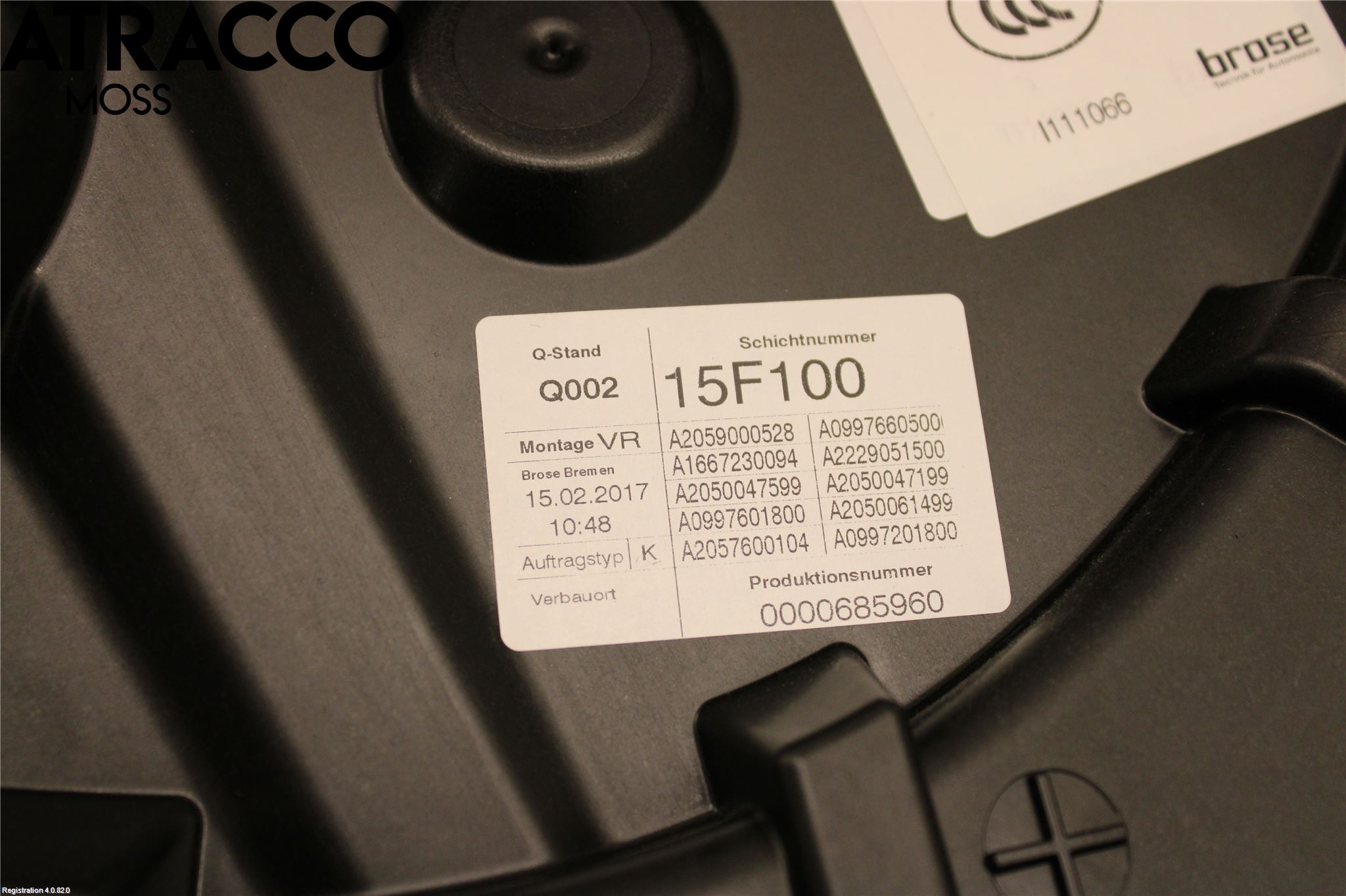 Mercedes-Benz MB C-KLASS (W205) 14-21 Vindusheis El Komp