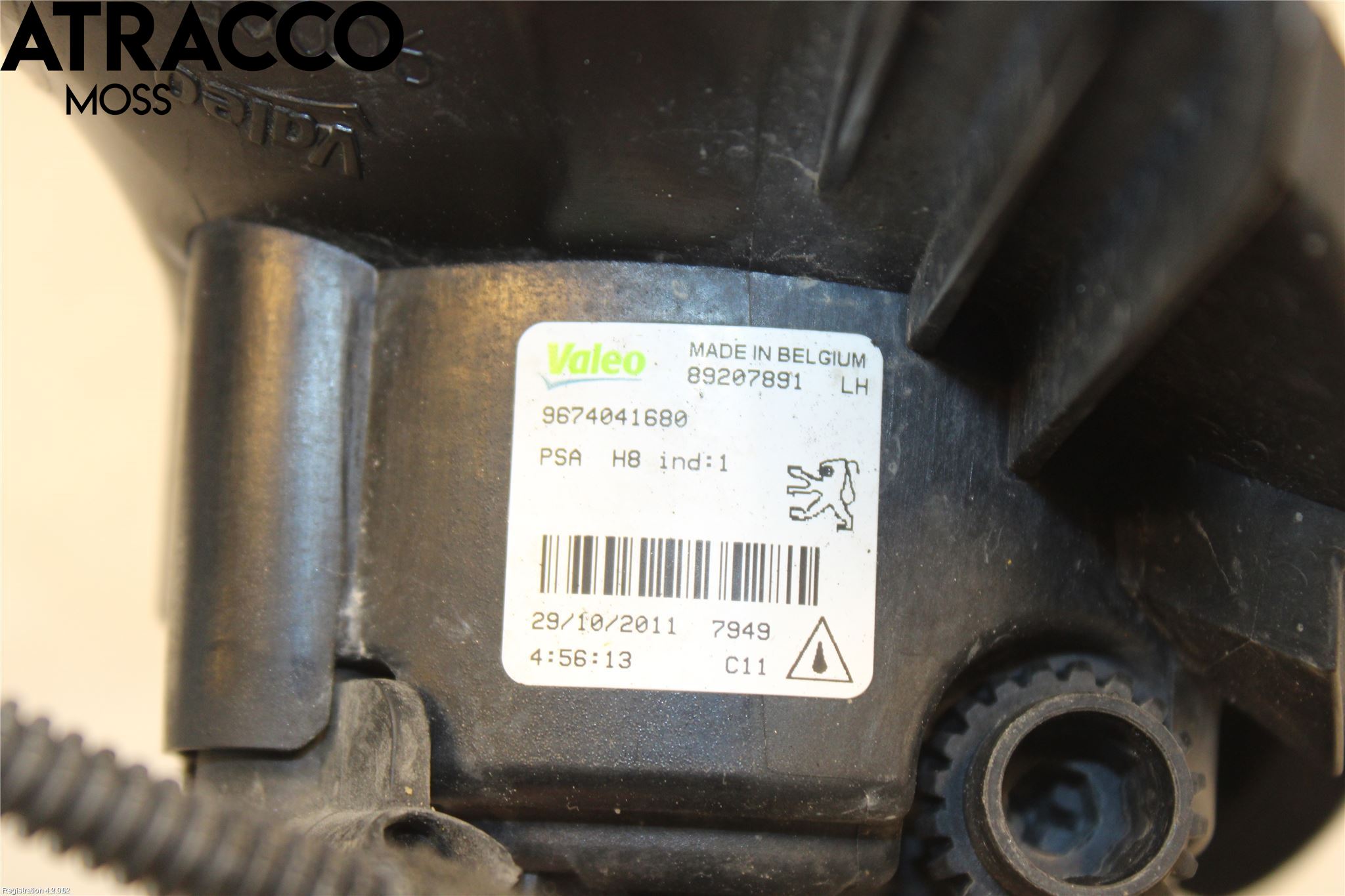 Peugeot 308 08-13 Frontlykt-Kurve-Tåkelys