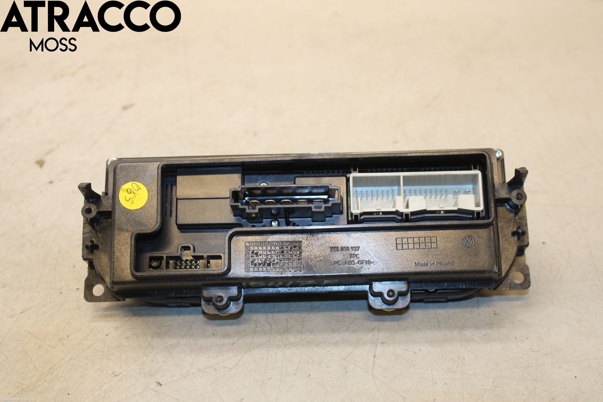 Volkswagen VW TRANSP/CARAVELLE (T6) 16-22 Varme Ac Betjening-Display
