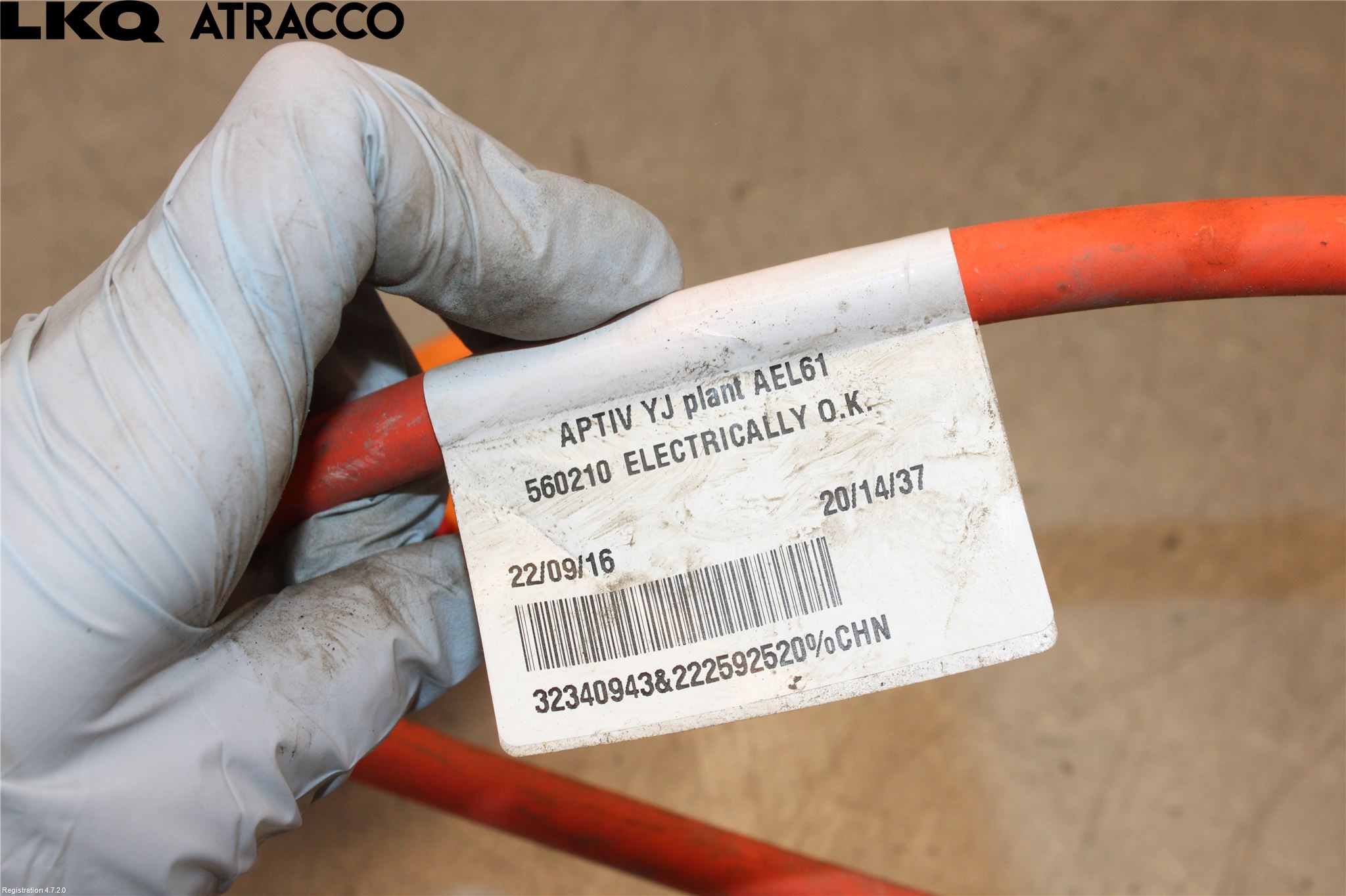 Polestar 2 20- Kabelhärva Högspänning