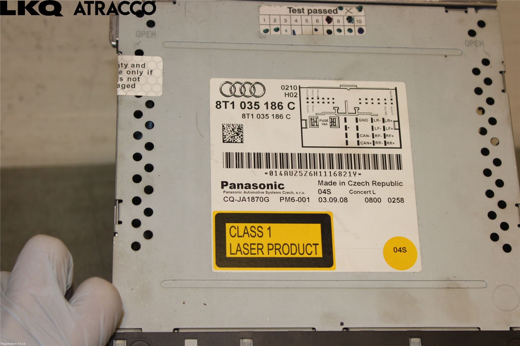 Audi A4/S4 08-11 Stereo Radio Med Cd