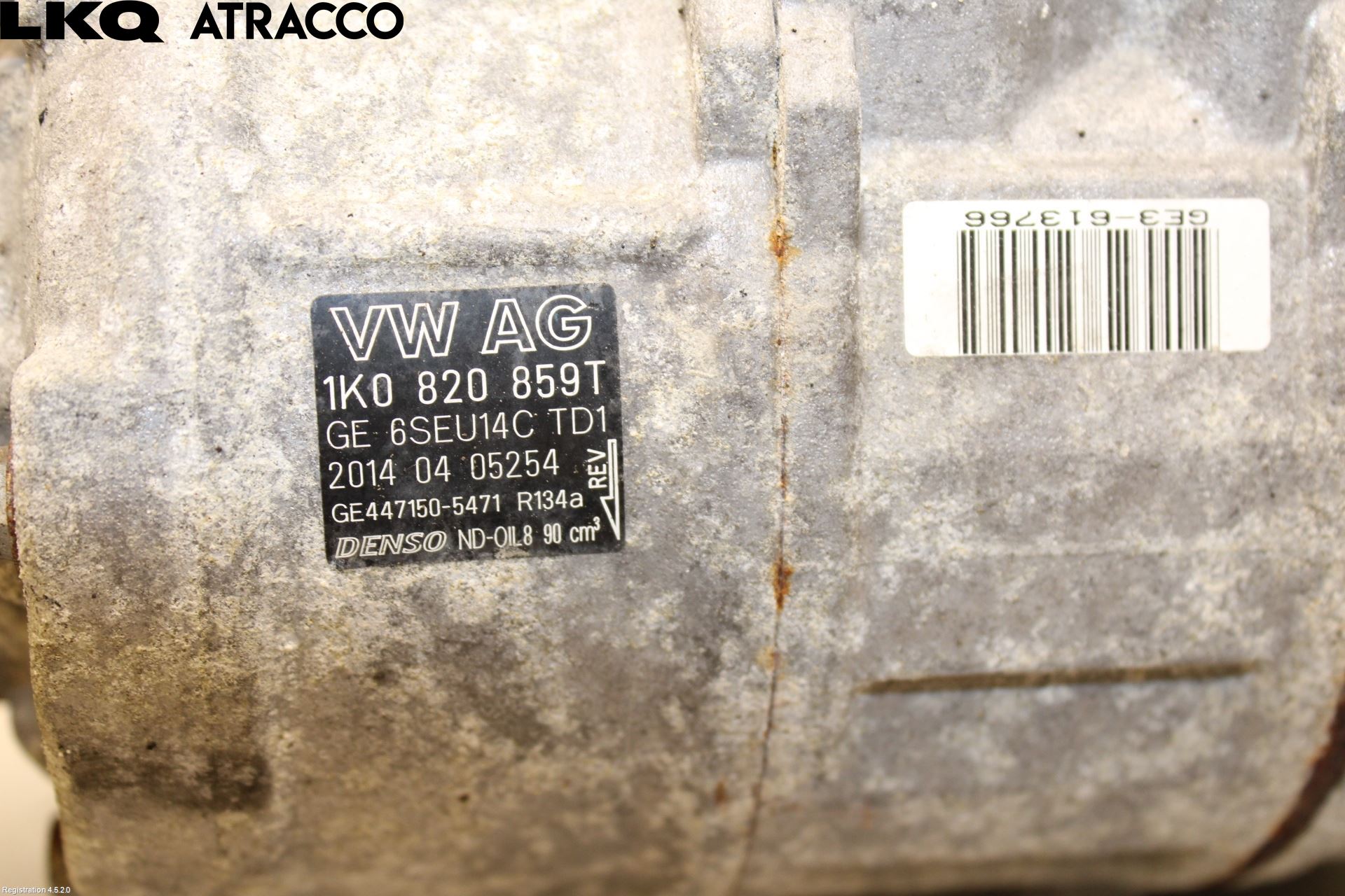 Volkswagen VW BEETLE 12- Varme Ac Kompressor