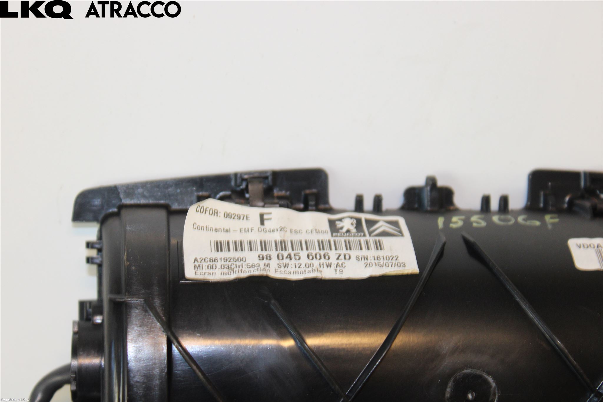 Peugeot 3008 09-16 Multifunktionsdisplay