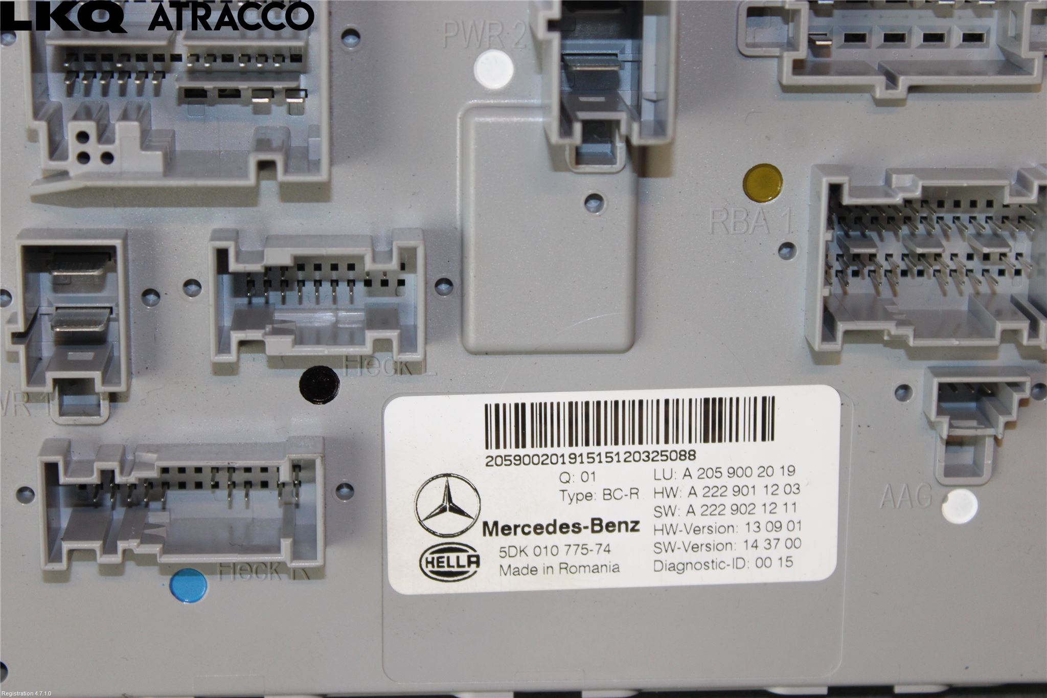 Mercedes-Benz MB C-KLASS (W205) 14-21 Styreenhet Øvrig