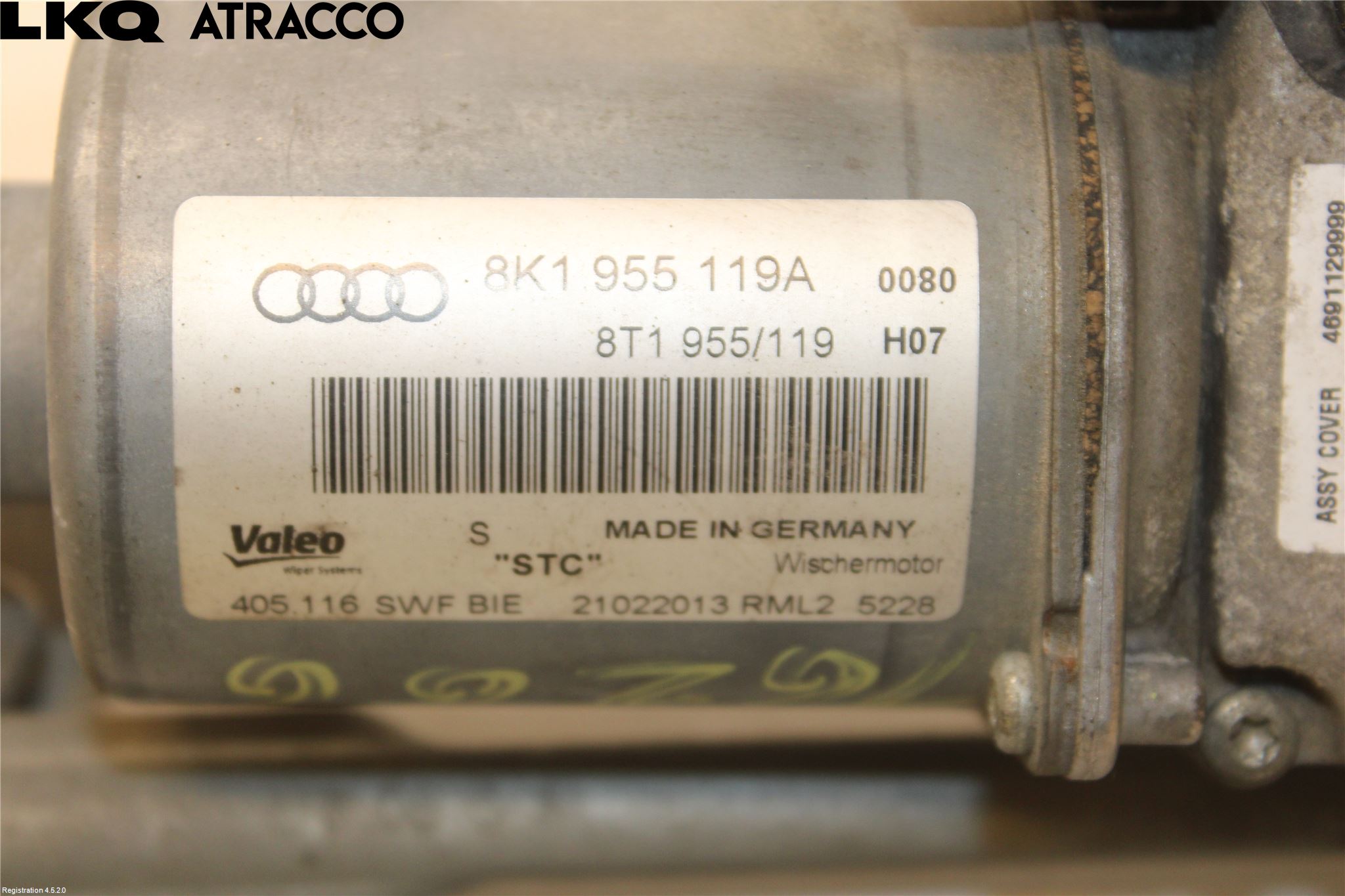 Skoda OCTAVIA (5E) 13-20 Viskermotor Frontrute