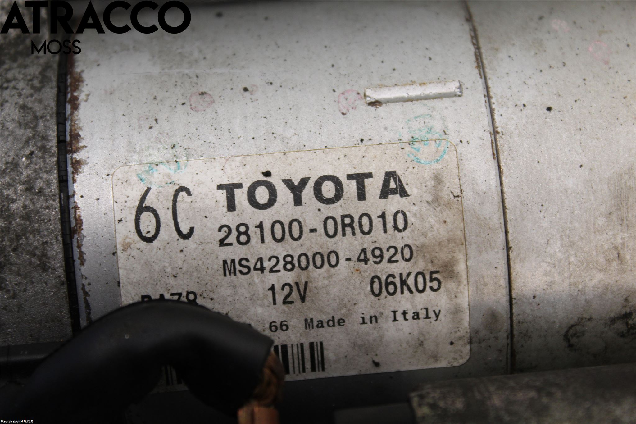 Toyota COROLLA VERSO 08-09 Startmotor Diesel