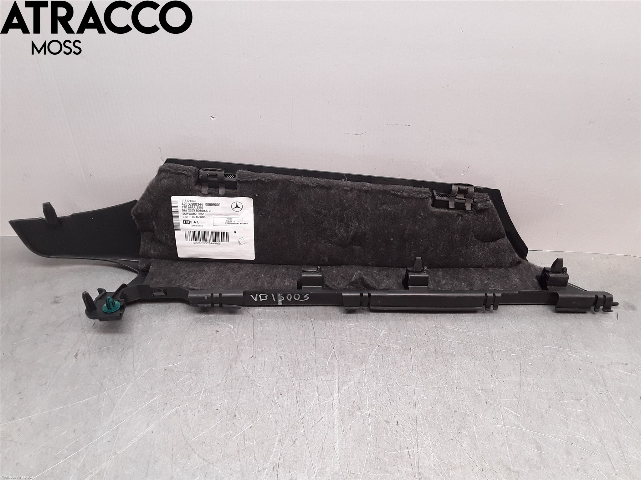 Mercedes-Benz MB C-KLASS (W205) 14-21 Bakrute Dekorlist