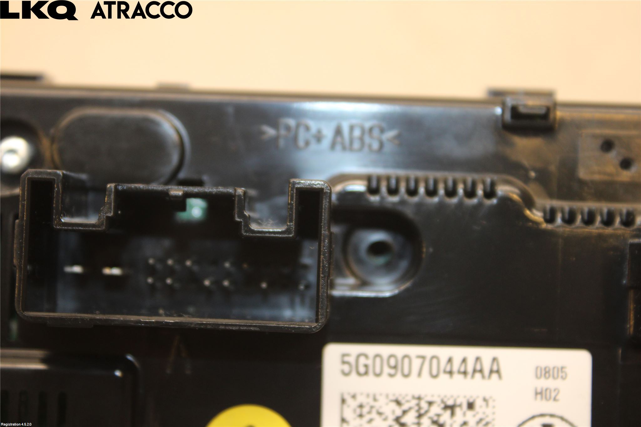 Volkswagen VW GOLF / E-GOLF VII 13-20 Varme Ac Betjening-Display