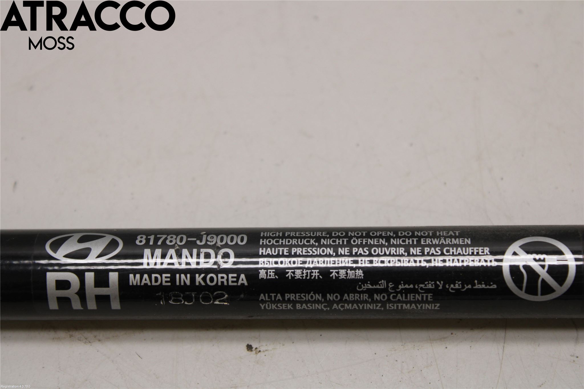 Hyundai KONA/ELECTRIC OS 18-23 Bakluke Demper-Gassfjær