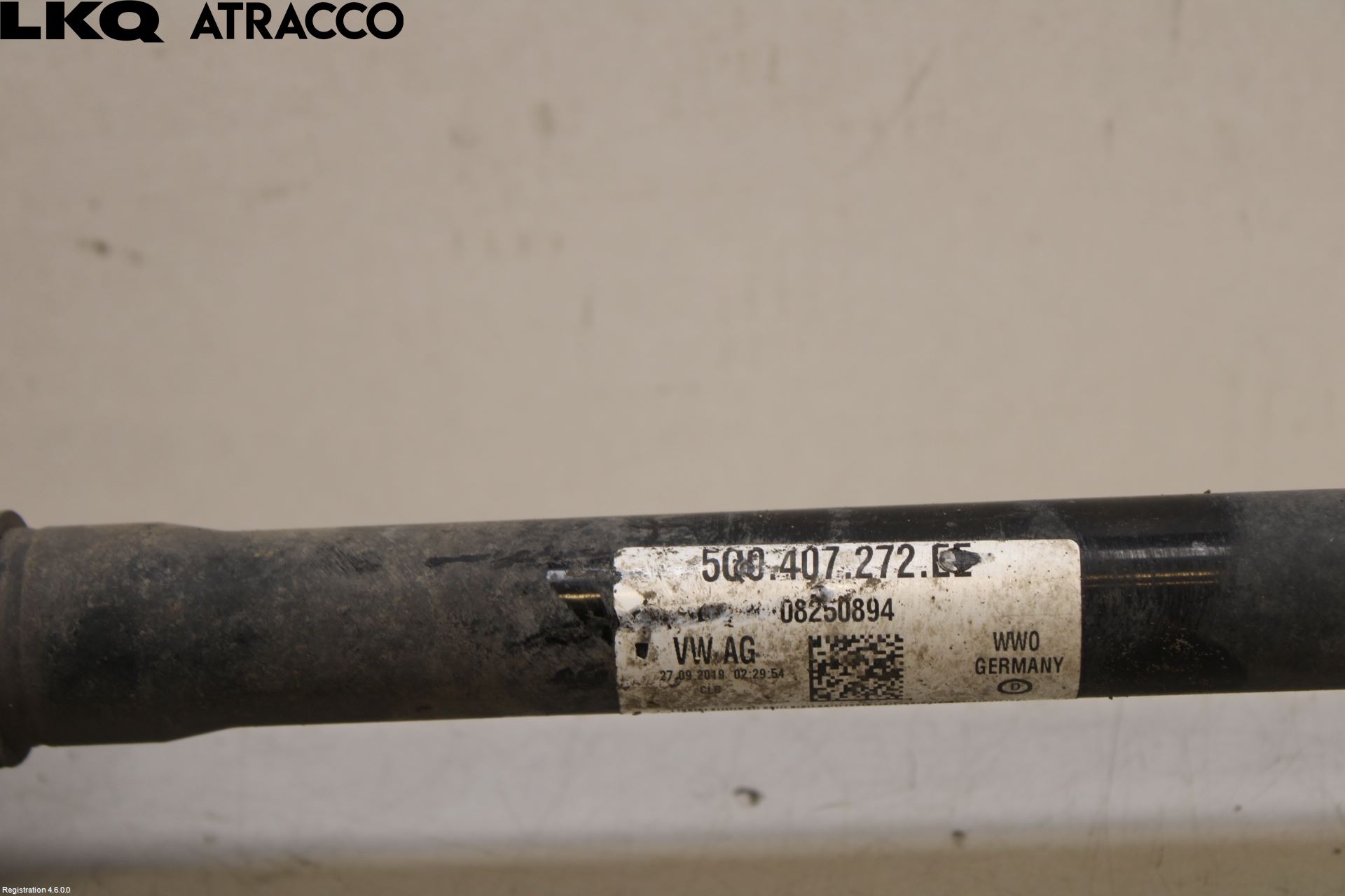 Volkswagen VW T-ROC 18- Drivaksel Foran Kompl Høyre