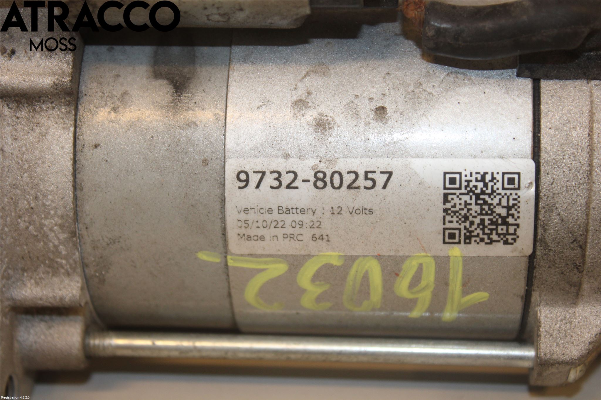 Toyota COROLLA VERSO 04-07 Startmotor Diesel