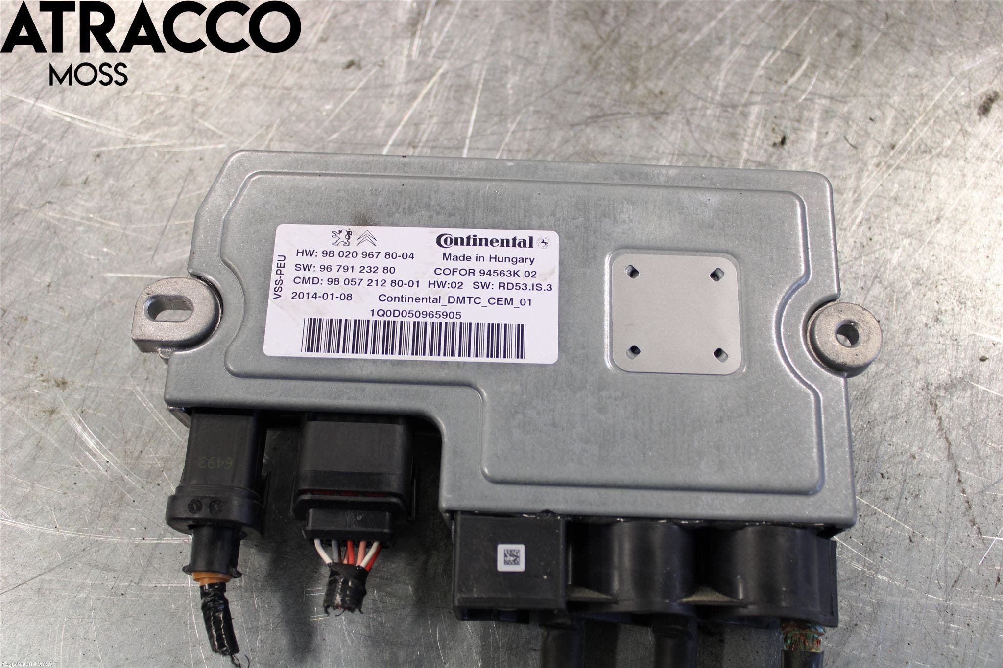 Citroen BERLINGO 08-18 Styreenhet Øvrig