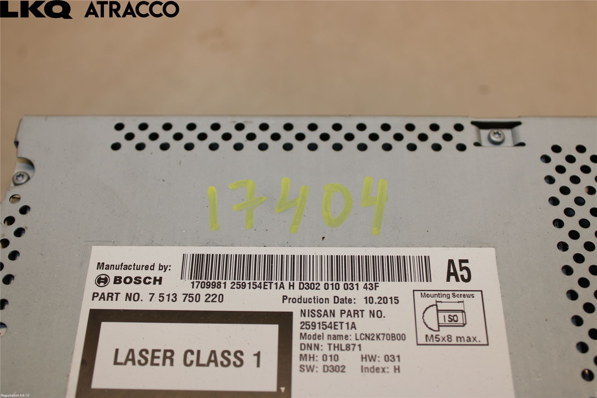 Nissan QASHQAI 14-17 Gps Navigator