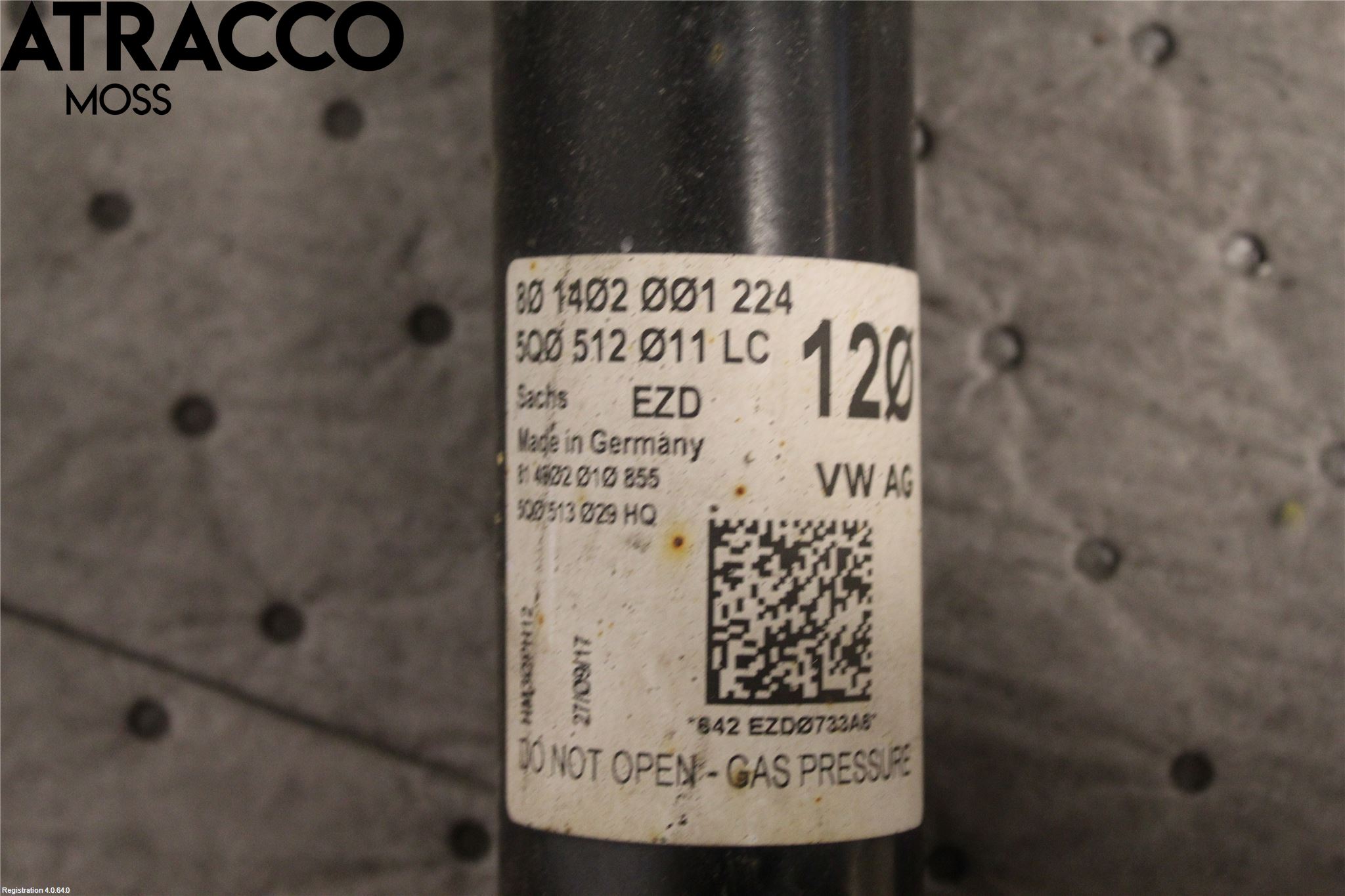 Audi A3/S3 8V 13-20 Støtdemper Bak