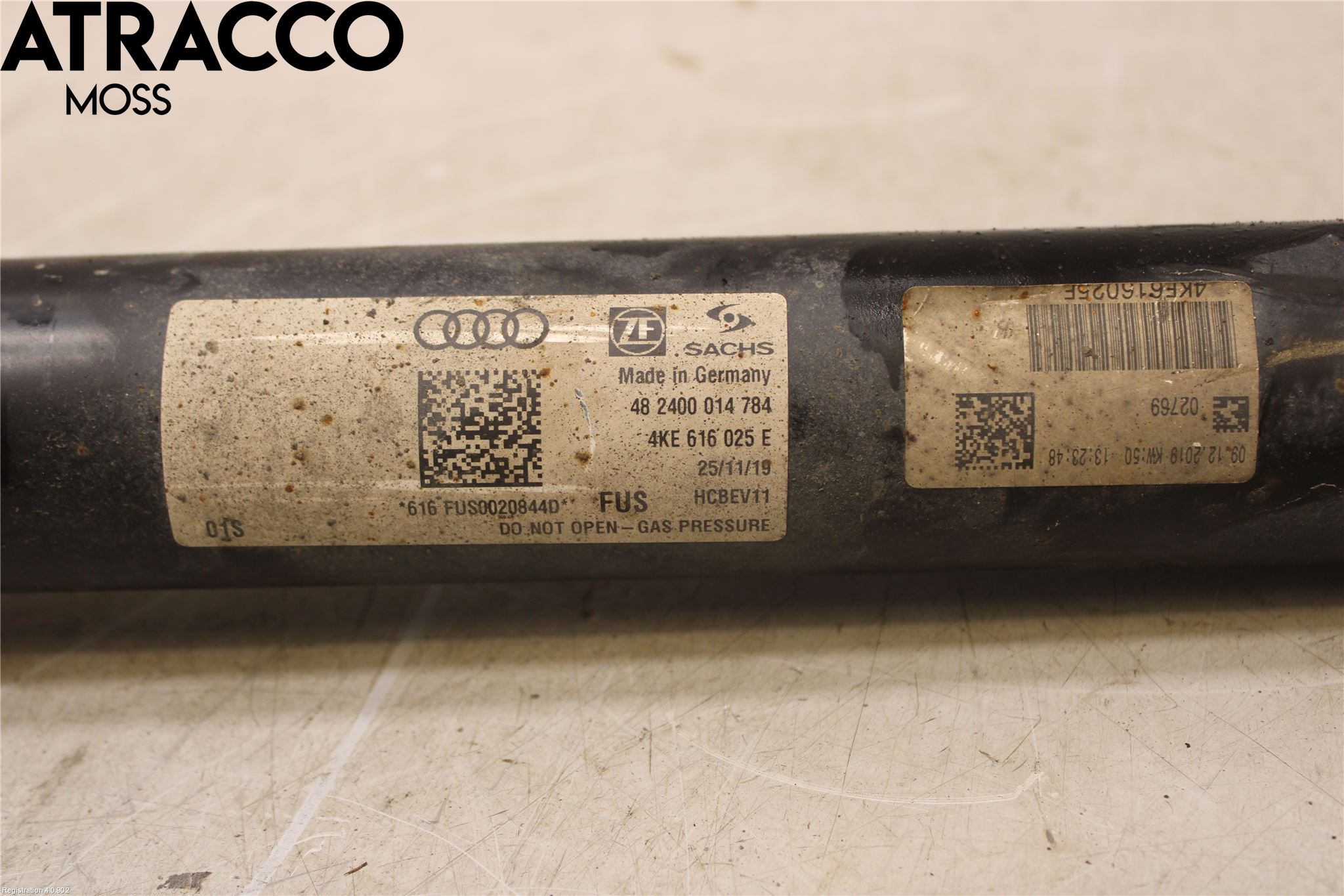 Audi E-TRON, S GE 19- Støtdemper Bak