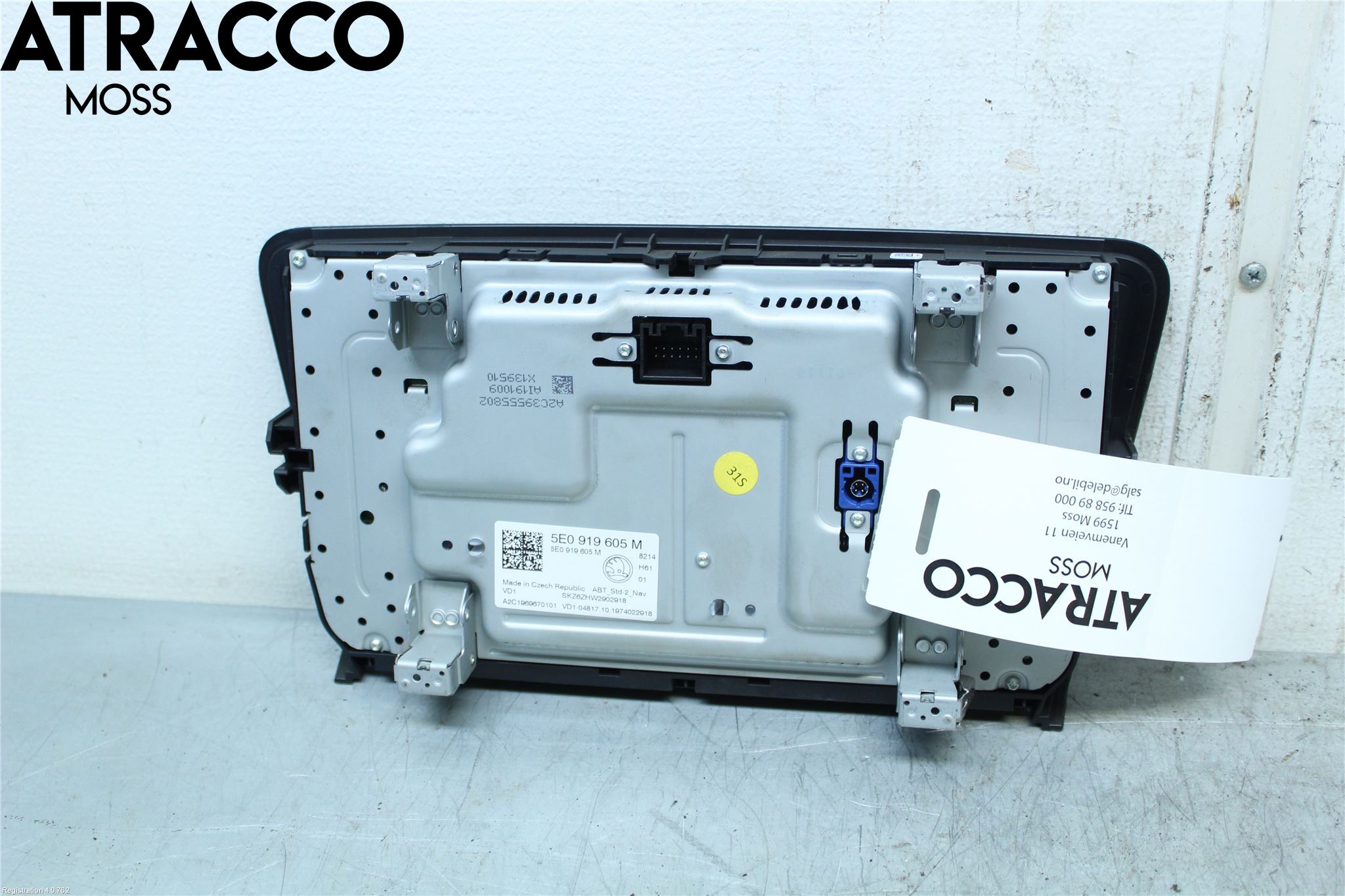 Skoda OCTAVIA (5E) 13-20 Multifunktionsdisplay