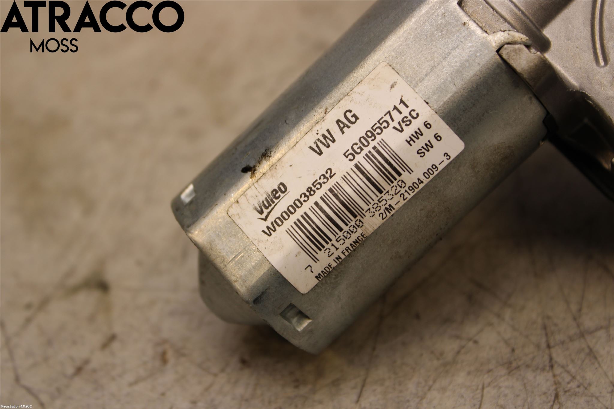 Volkswagen VW GOLF / E-GOLF VII 13-20 Viskermotor Bakluke