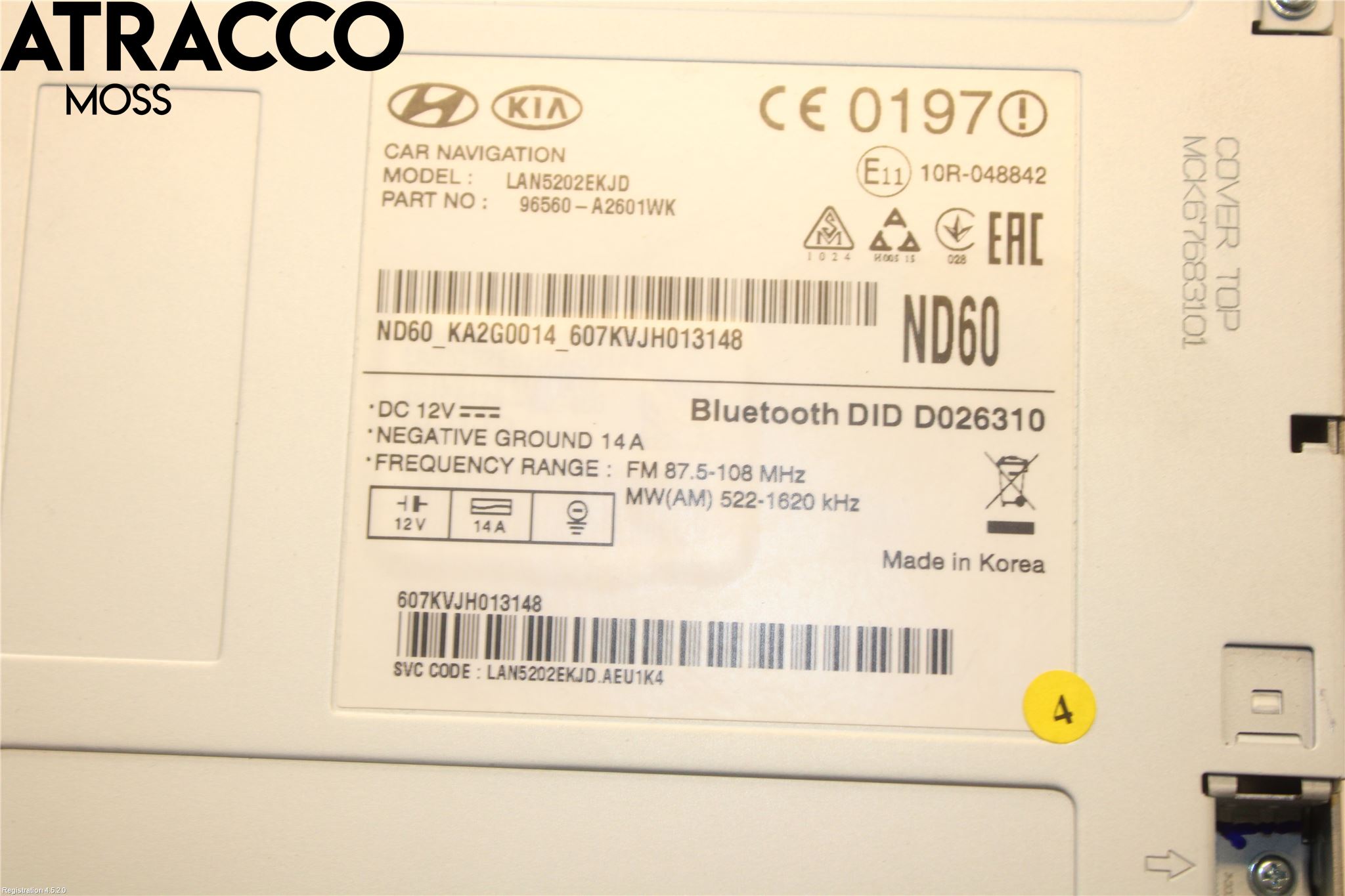 Kia CEED 12-18 Stereo Radio Med Cd